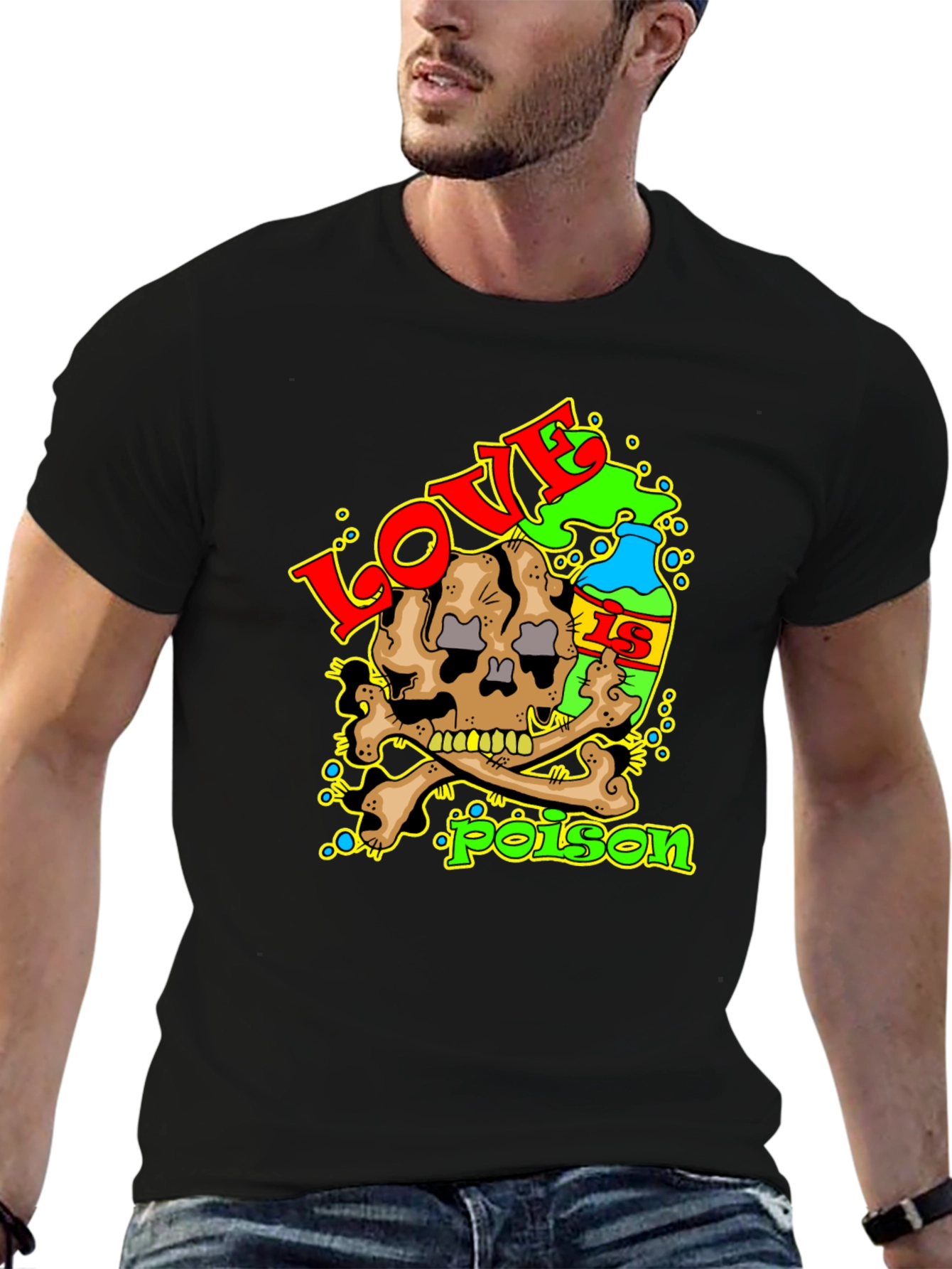 Love is Poison Graphic T-Shirt