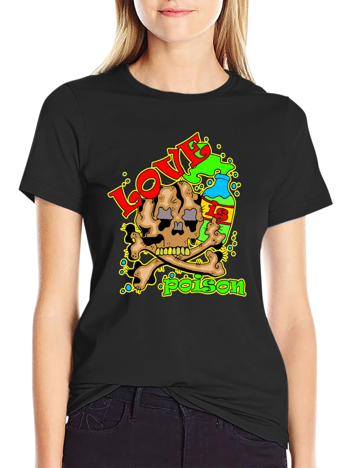 Love is Poison Graphic T-Shirt