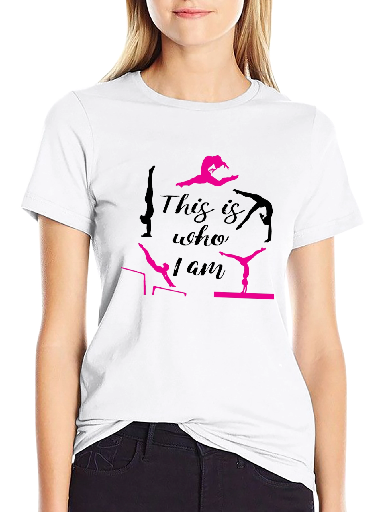 Gymnastics This is Who I Am Black T-Shirt