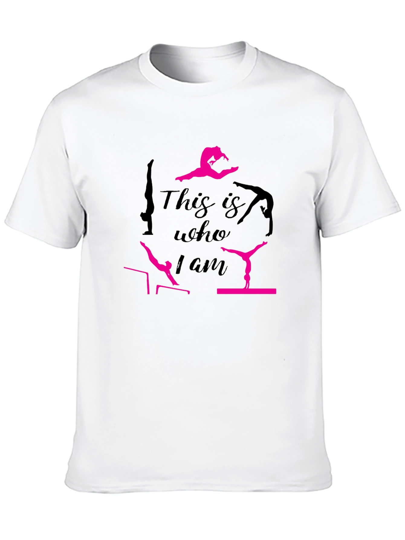Gymnastics This is Who I Am Black T-Shirt