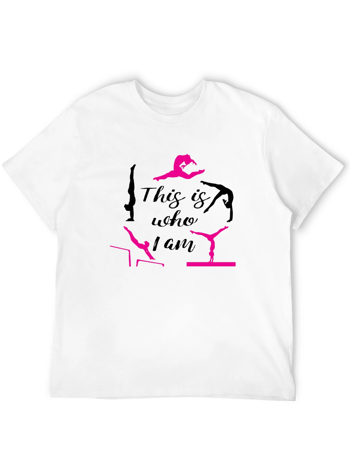 Gymnastics This is Who I Am Black T-Shirt