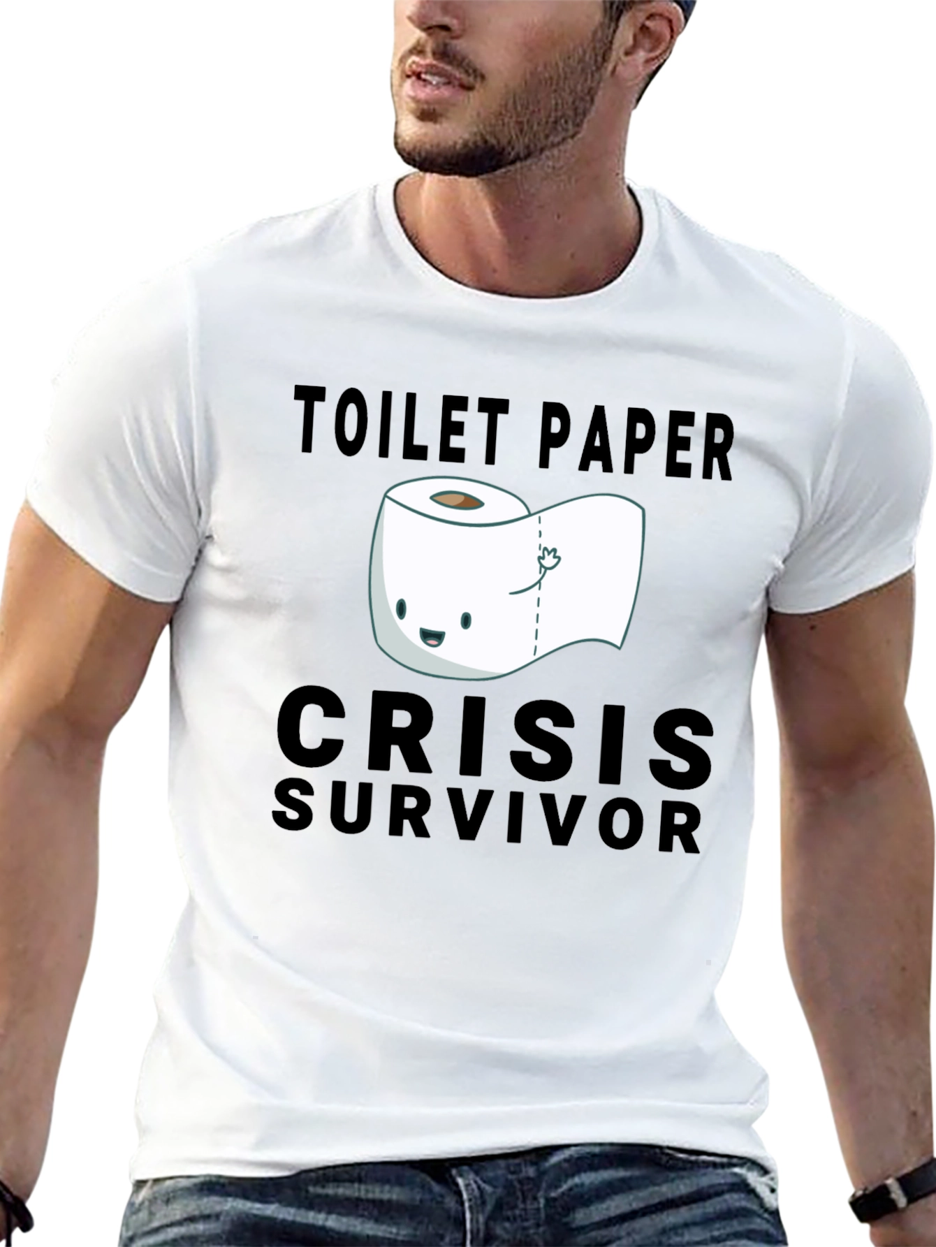 Toilet Paper Crisis Survivor Graphic Tee