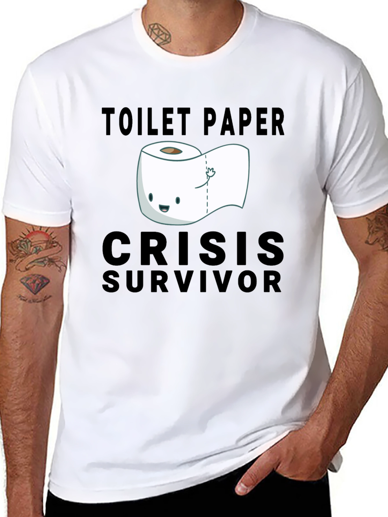 Toilet Paper Crisis Survivor Graphic Tee