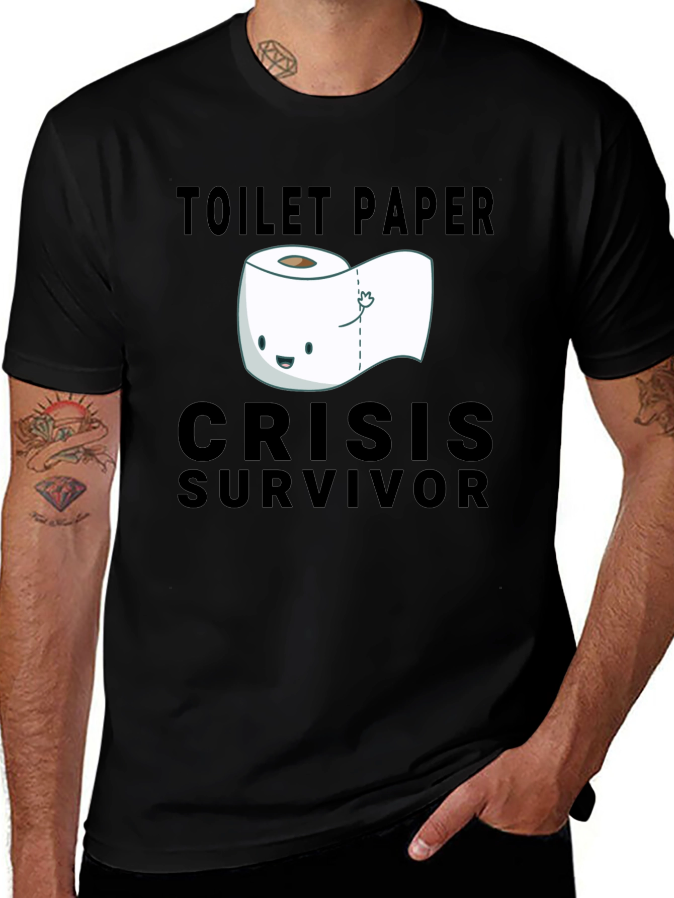 Toilet Paper Crisis Survivor Graphic Tee