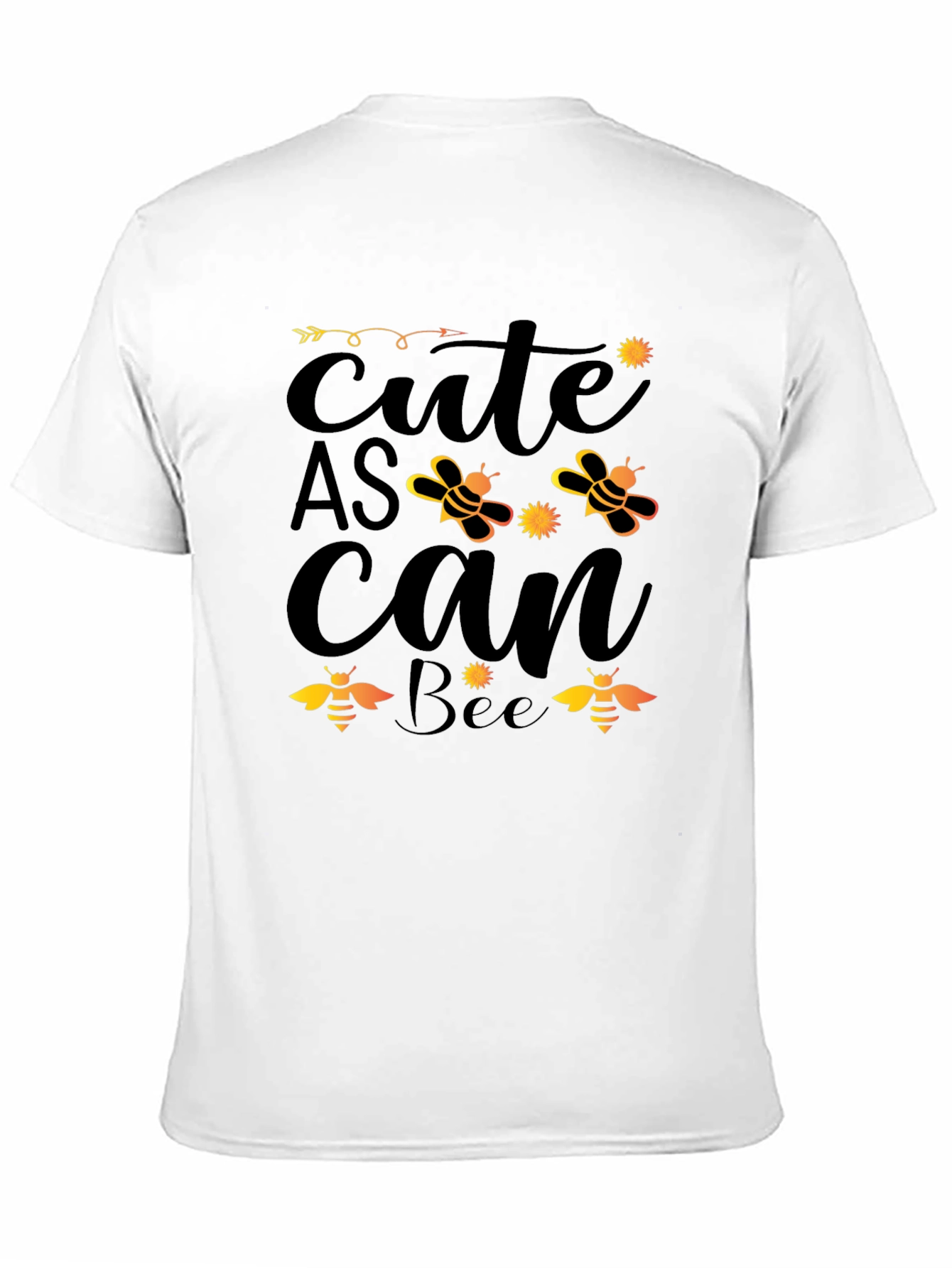 Cute As Can Bee Graphic T-Shirt - Black