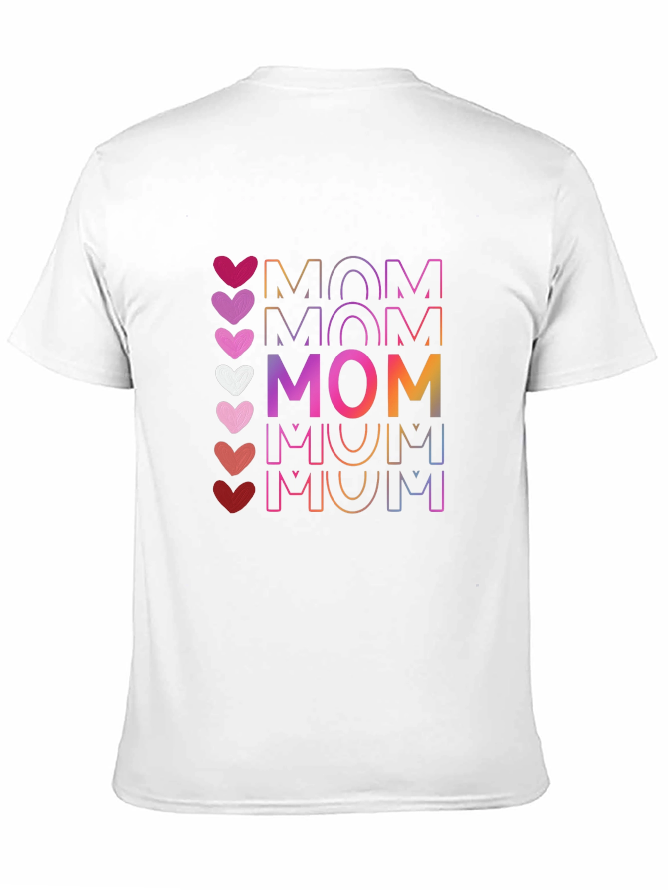 Mom Heart Graphic Tee - Stylish Mothers Day T-Shirt