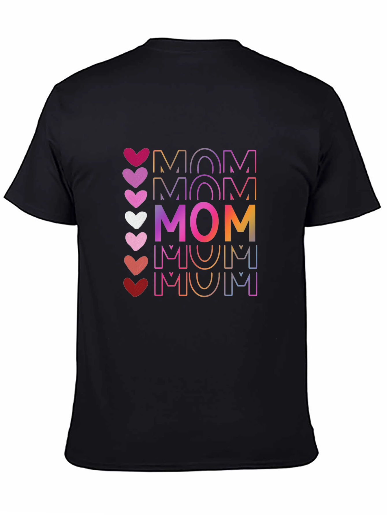Mom Heart Graphic Tee - Stylish Mothers Day T-Shirt