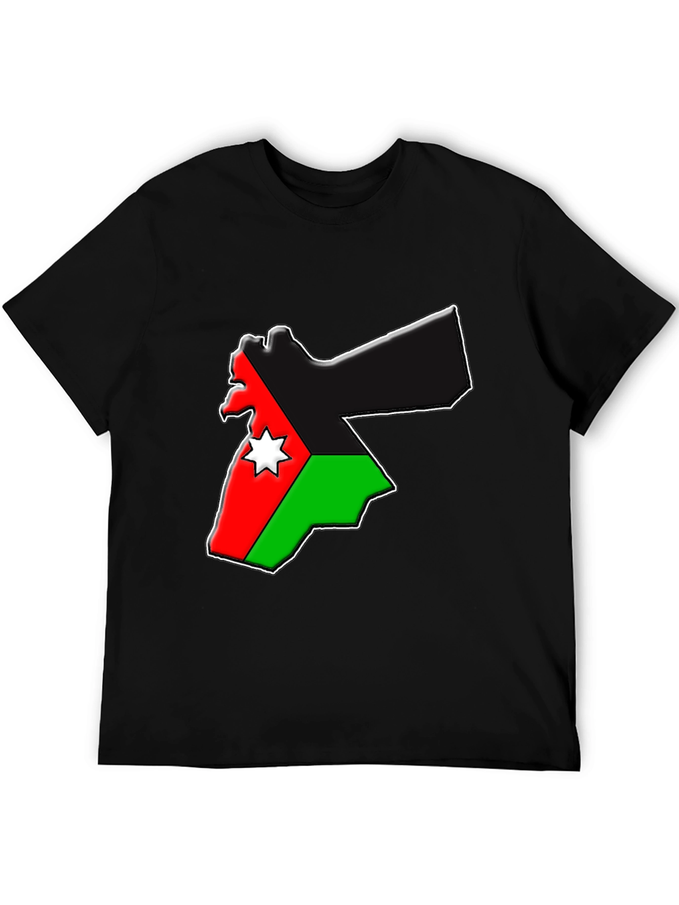 Jordan Flag Map Graphic T-Shirt