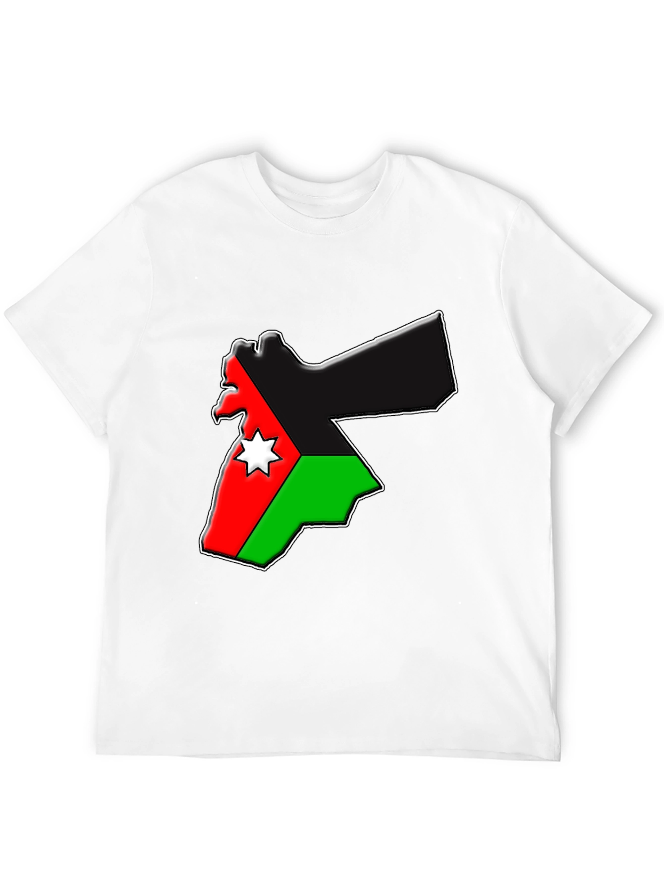 Jordan Flag Map Graphic T-Shirt