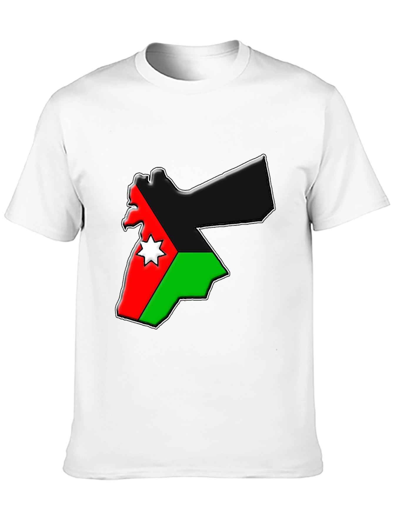 Jordan Flag Map Graphic T-Shirt