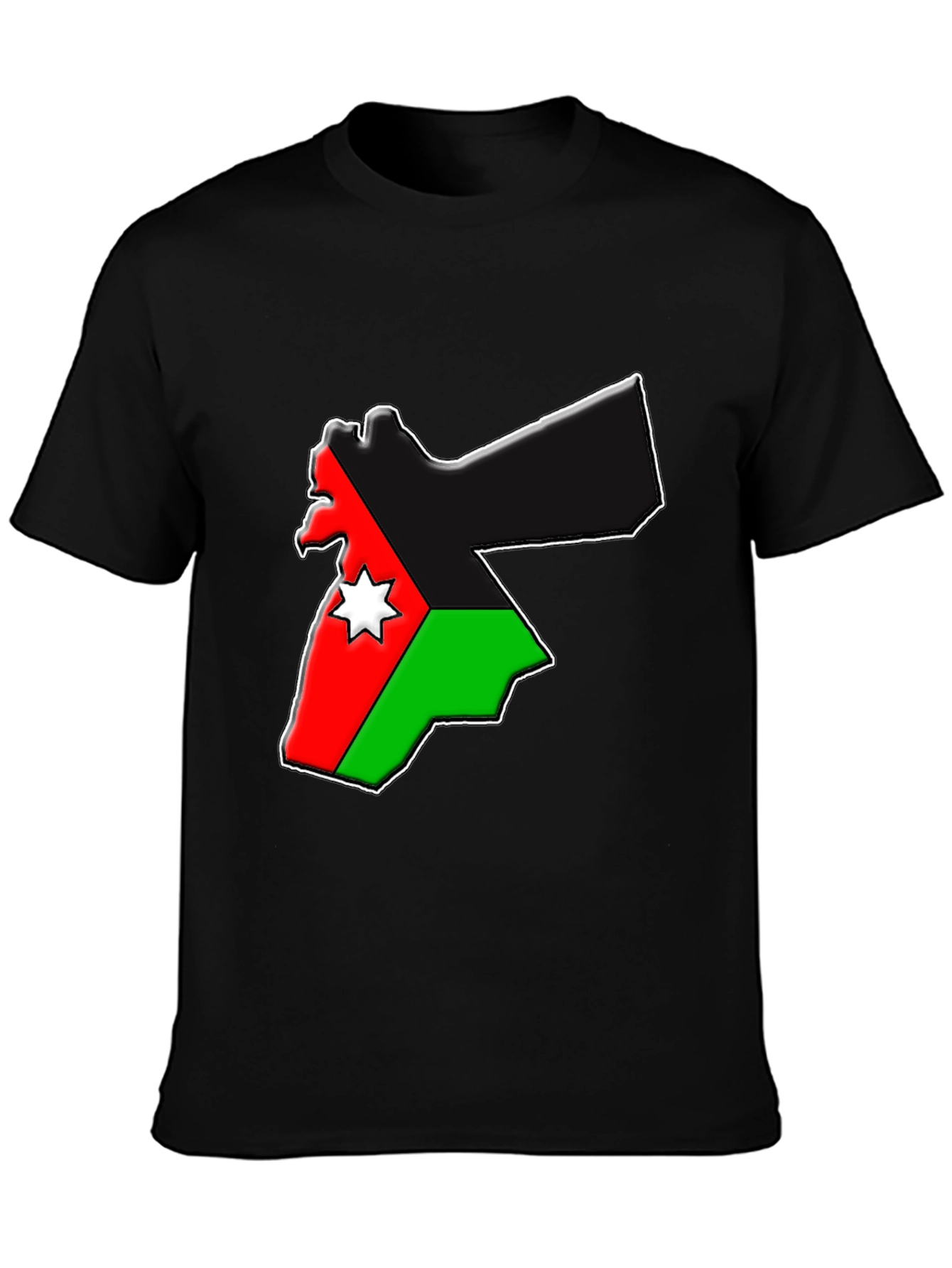 Jordan Flag Map Graphic T-Shirt