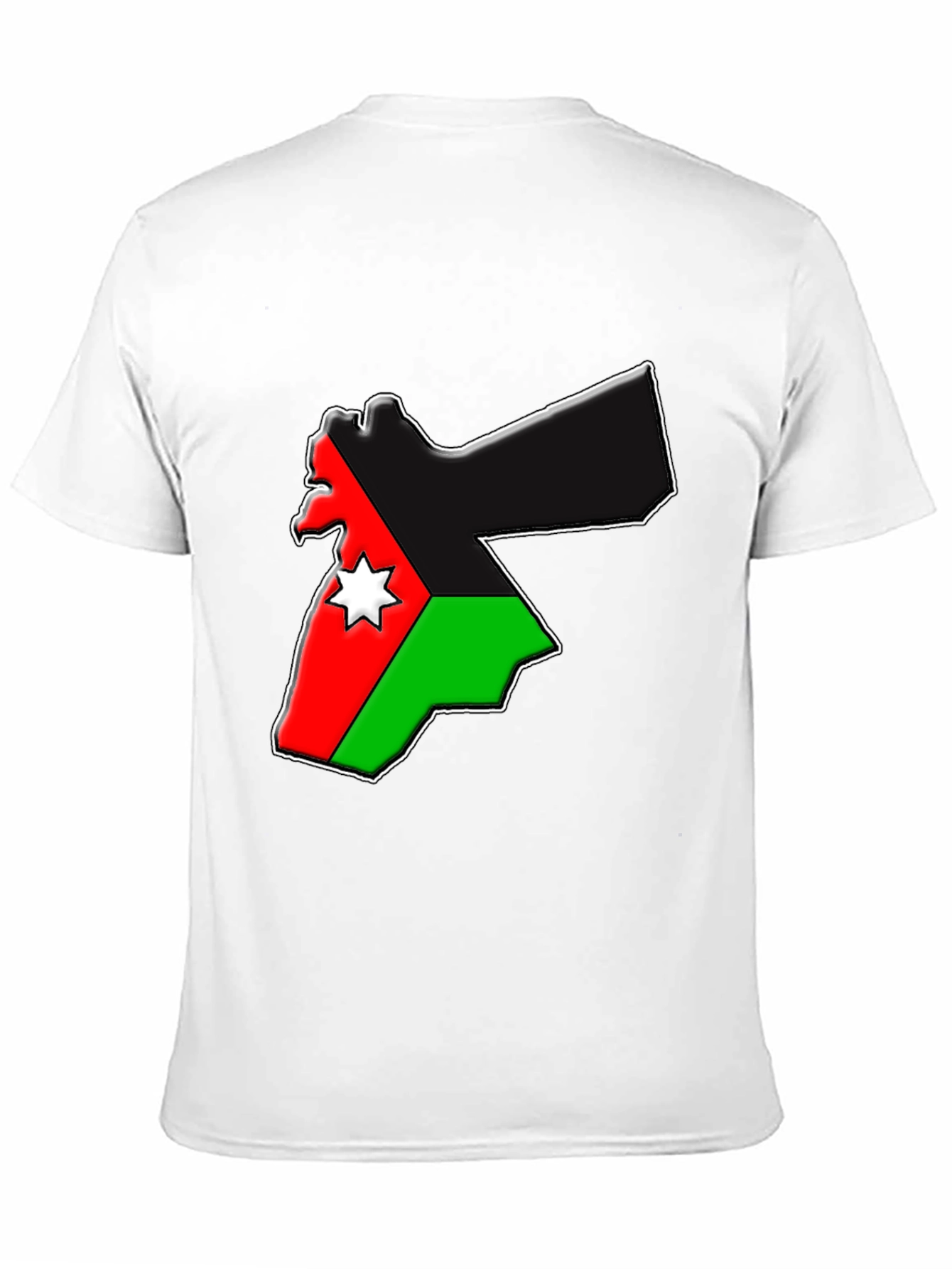 Jordan Flag Map Graphic T-Shirt