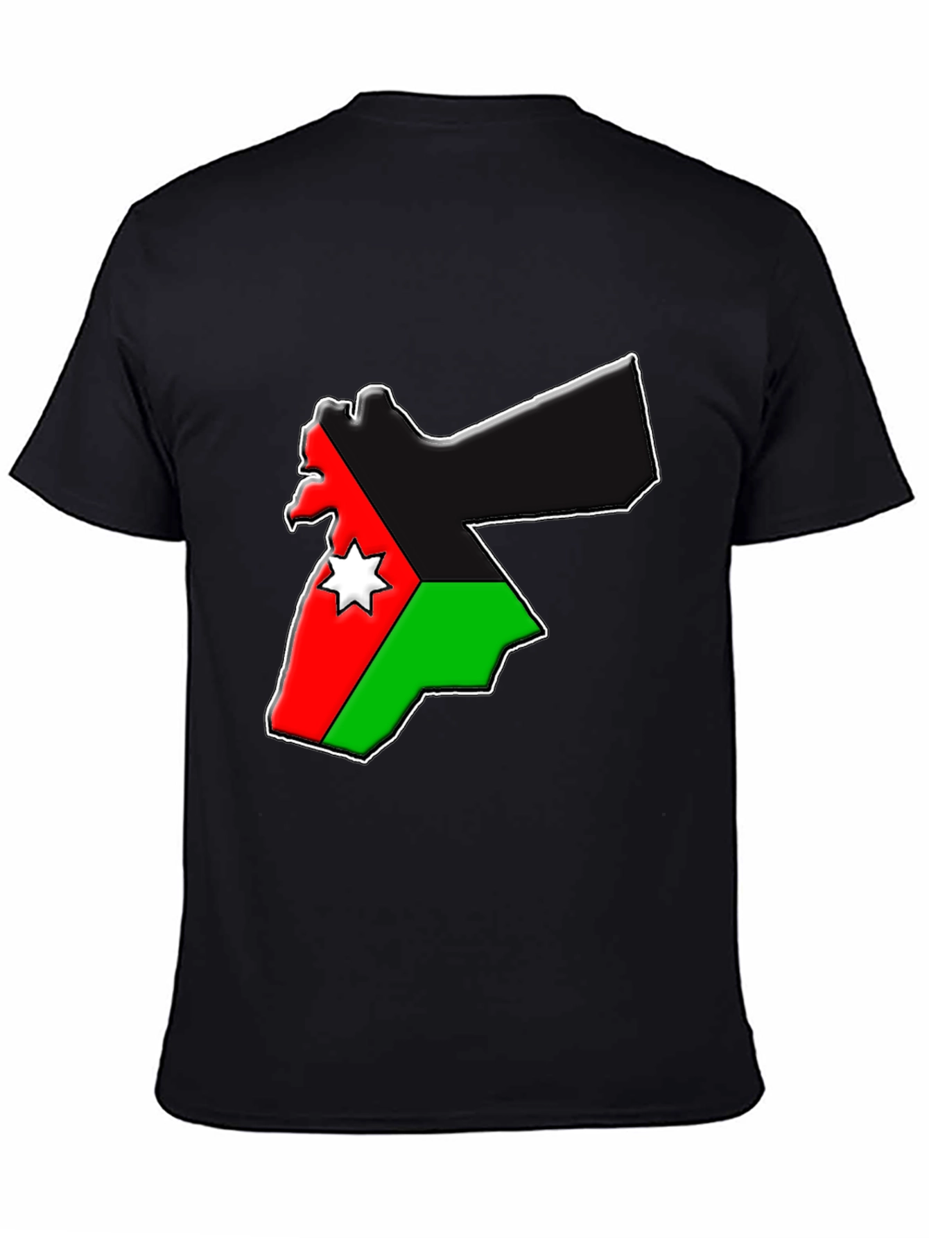 Jordan Flag Map Graphic T-Shirt