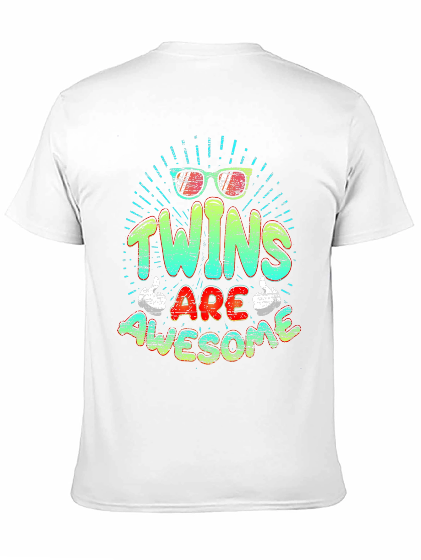 Twins Are Awesome Graphic T-Shirt