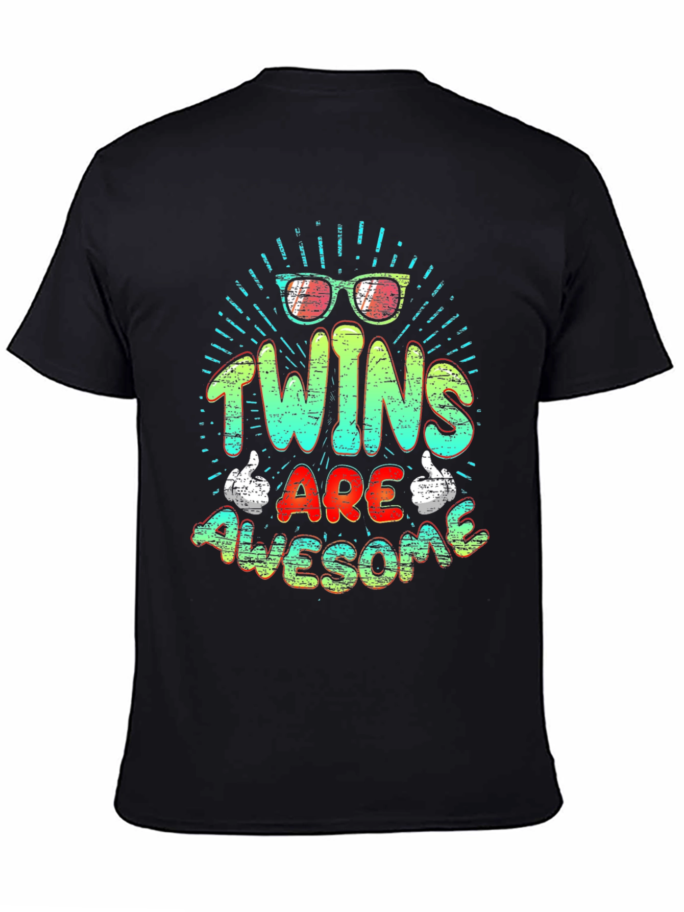 Twins Are Awesome Graphic T-Shirt