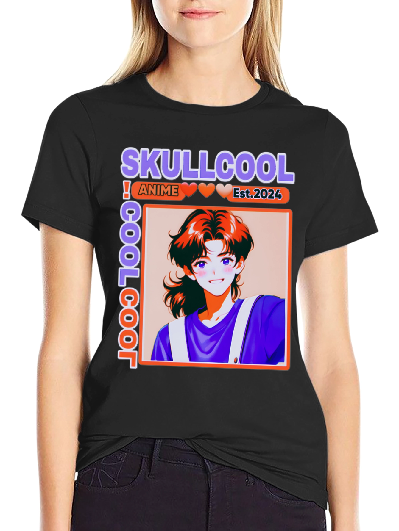 Skullcool Anime Graphic Tee - Est. 2024