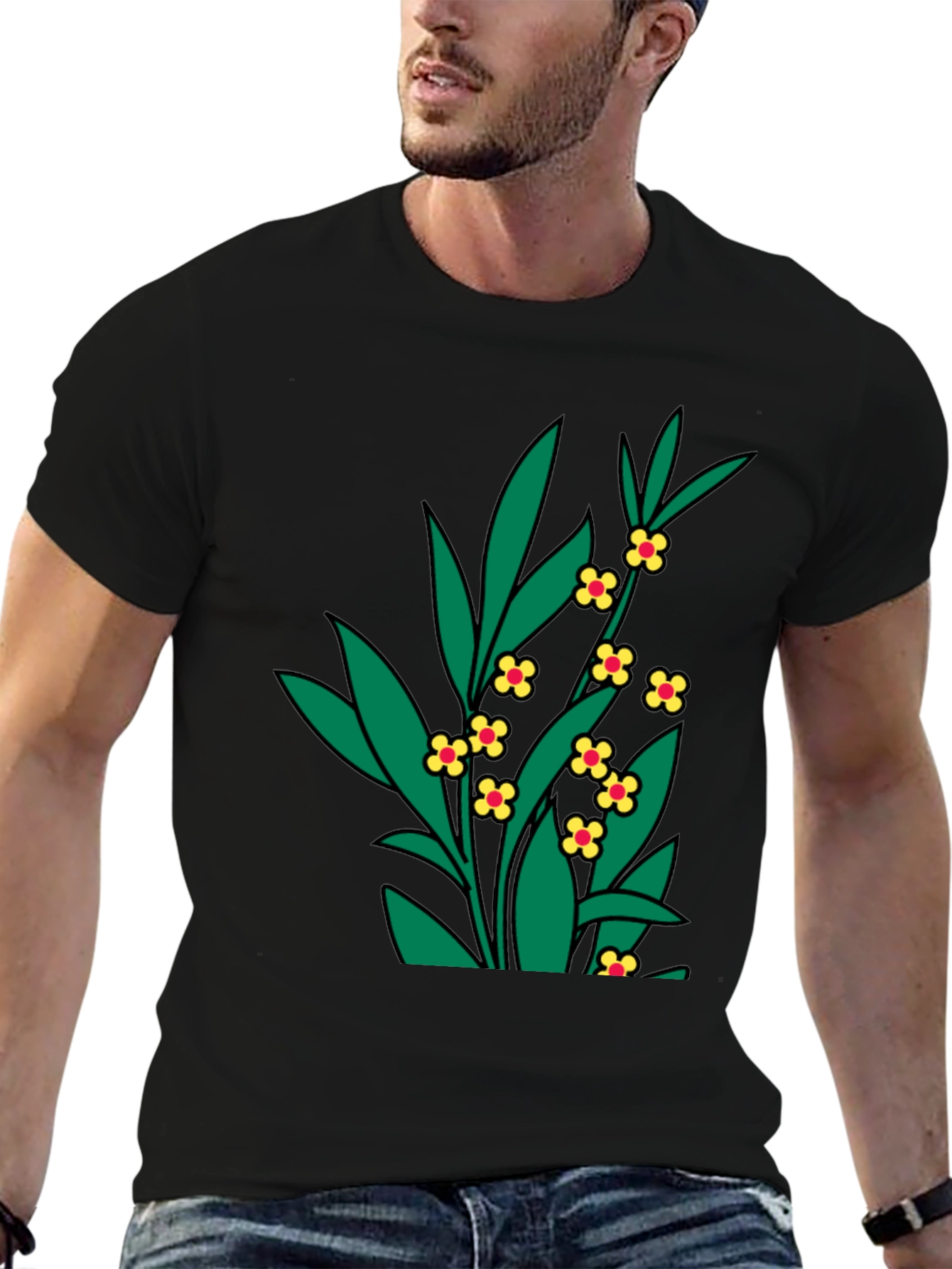Floral T-Shirt - Botanical Graphic Tee