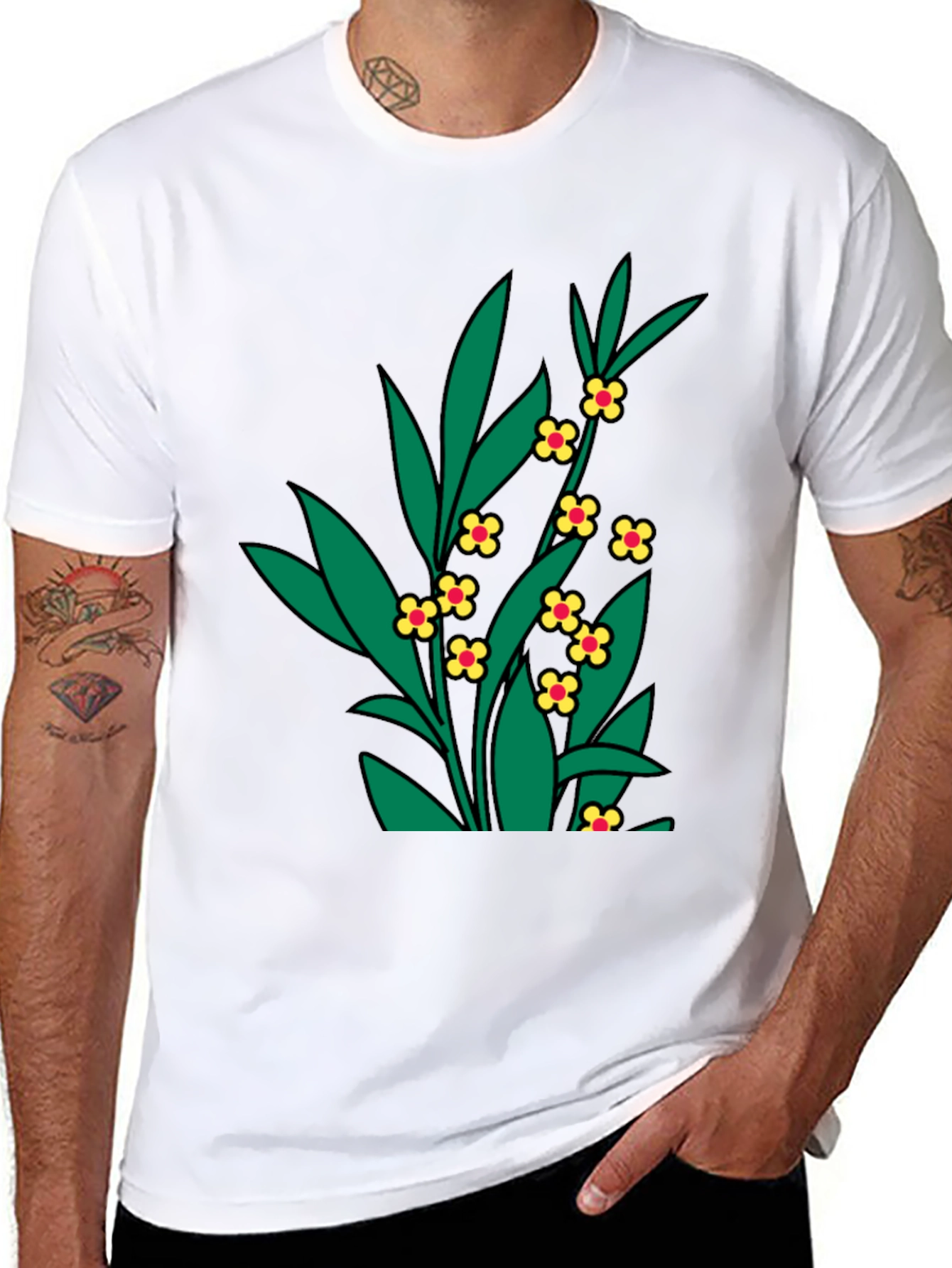 Floral T-Shirt - Botanical Graphic Tee