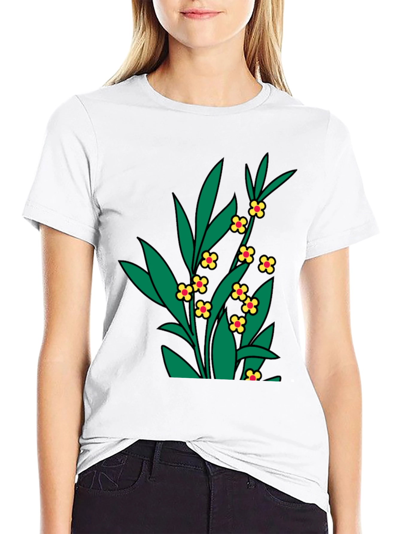 Floral T-Shirt - Botanical Graphic Tee