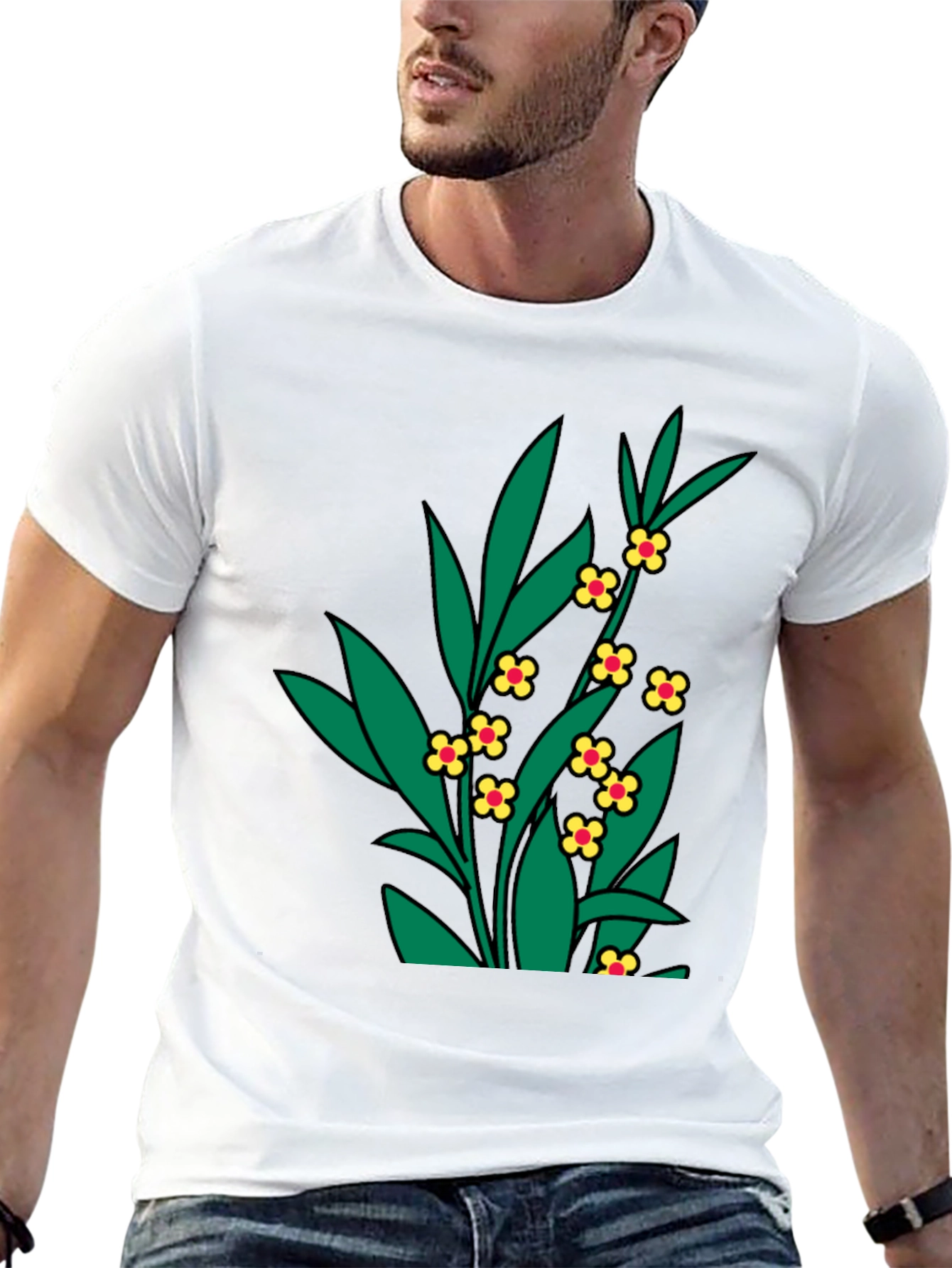 Floral T-Shirt - Botanical Graphic Tee