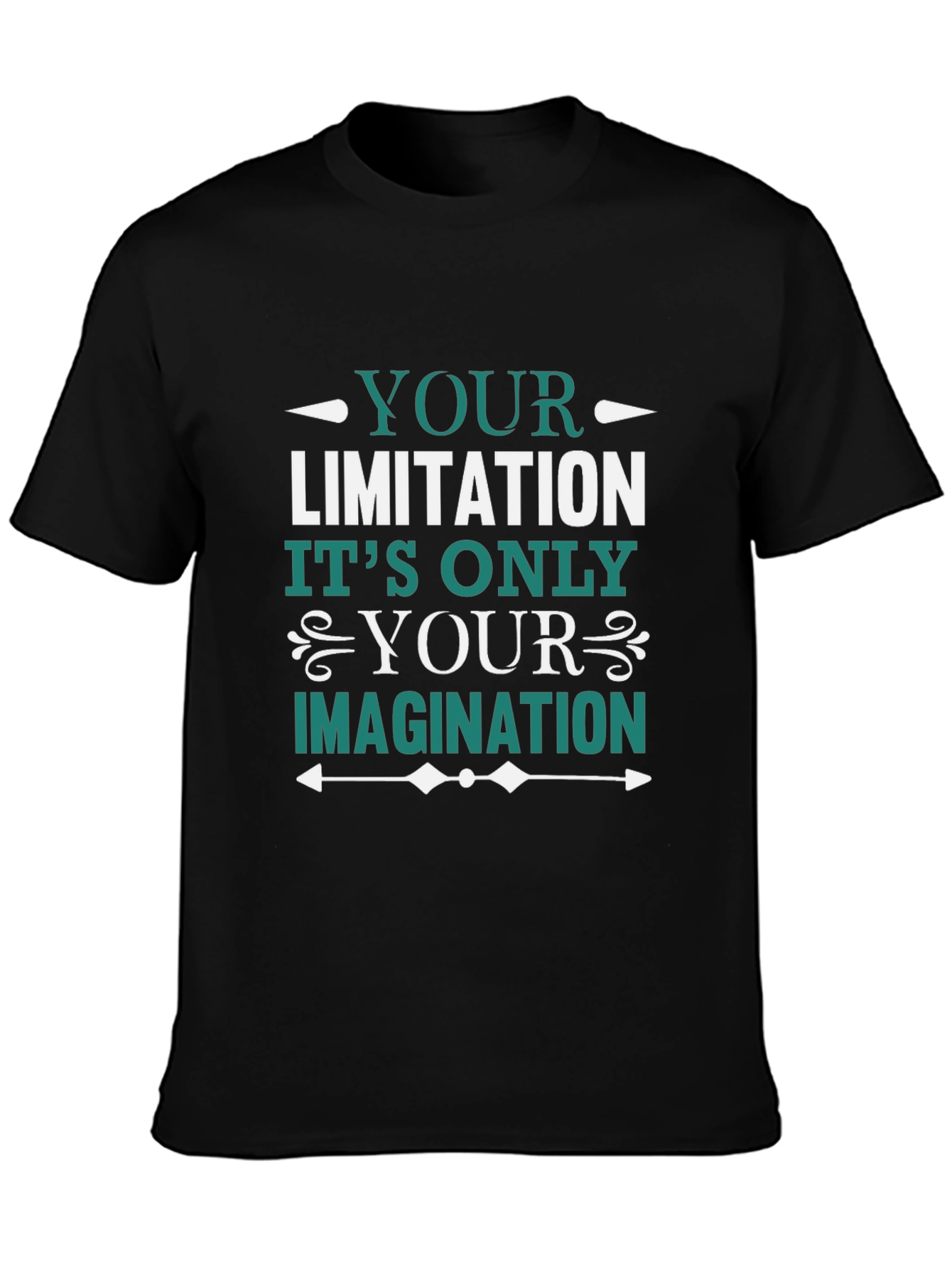 Motivational Graphic Tee - Imagination Quote