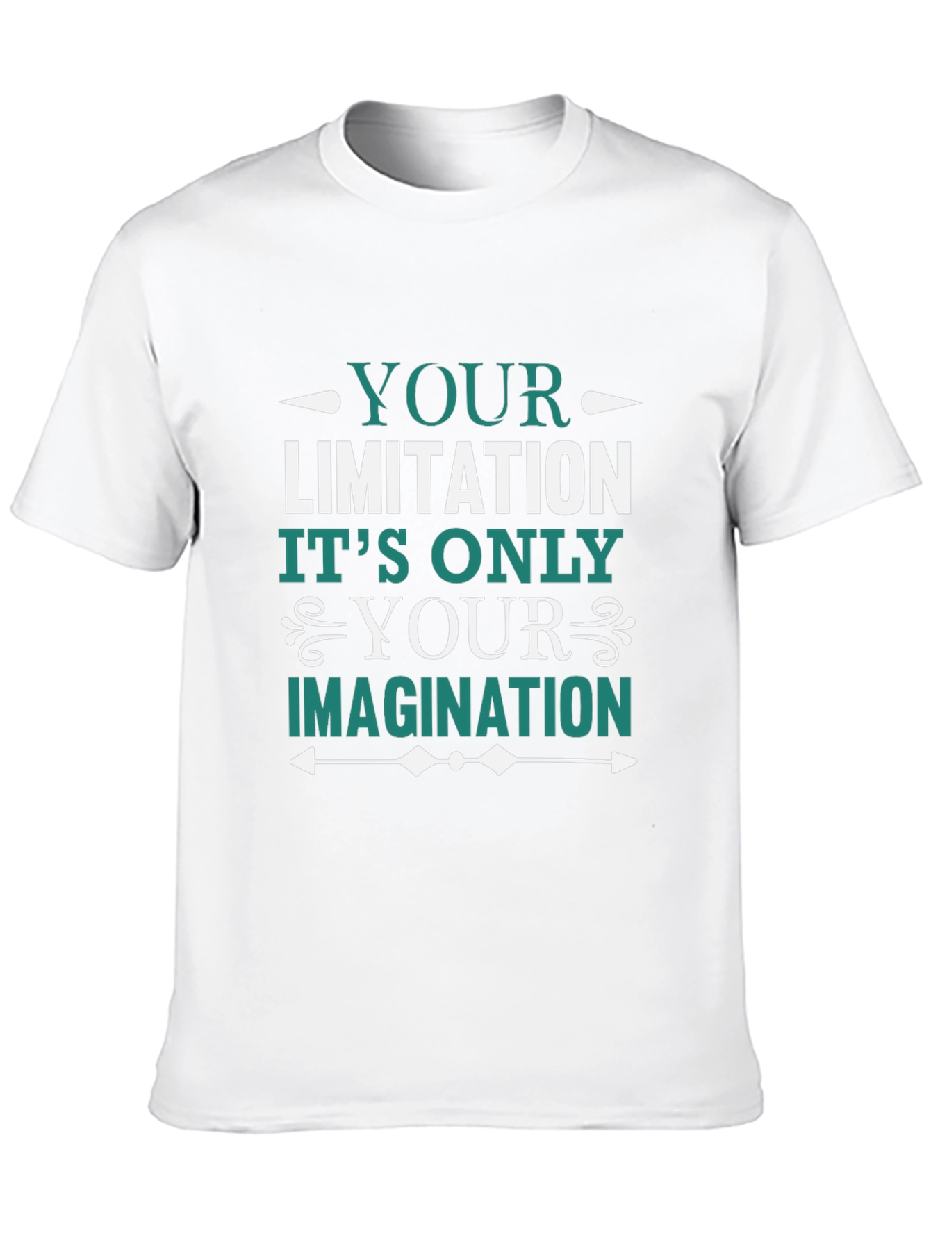 Motivational Graphic Tee - Imagination Quote