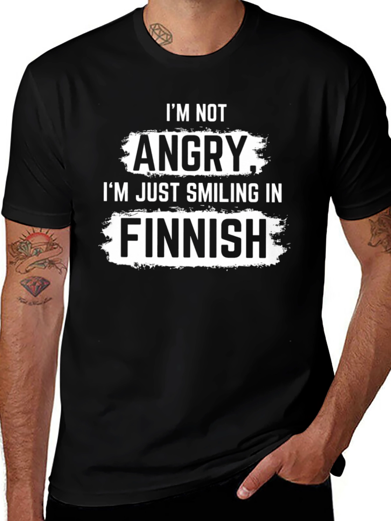 Funny Finnish Smiling T-Shirt