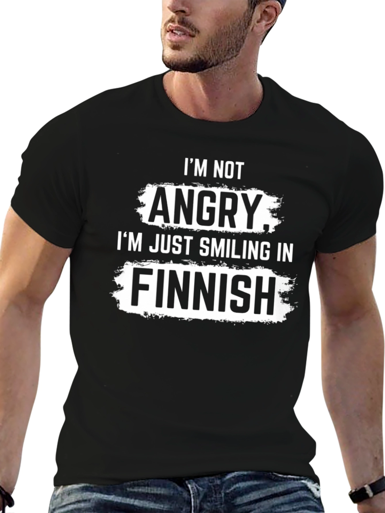 Funny Finnish Smiling T-Shirt
