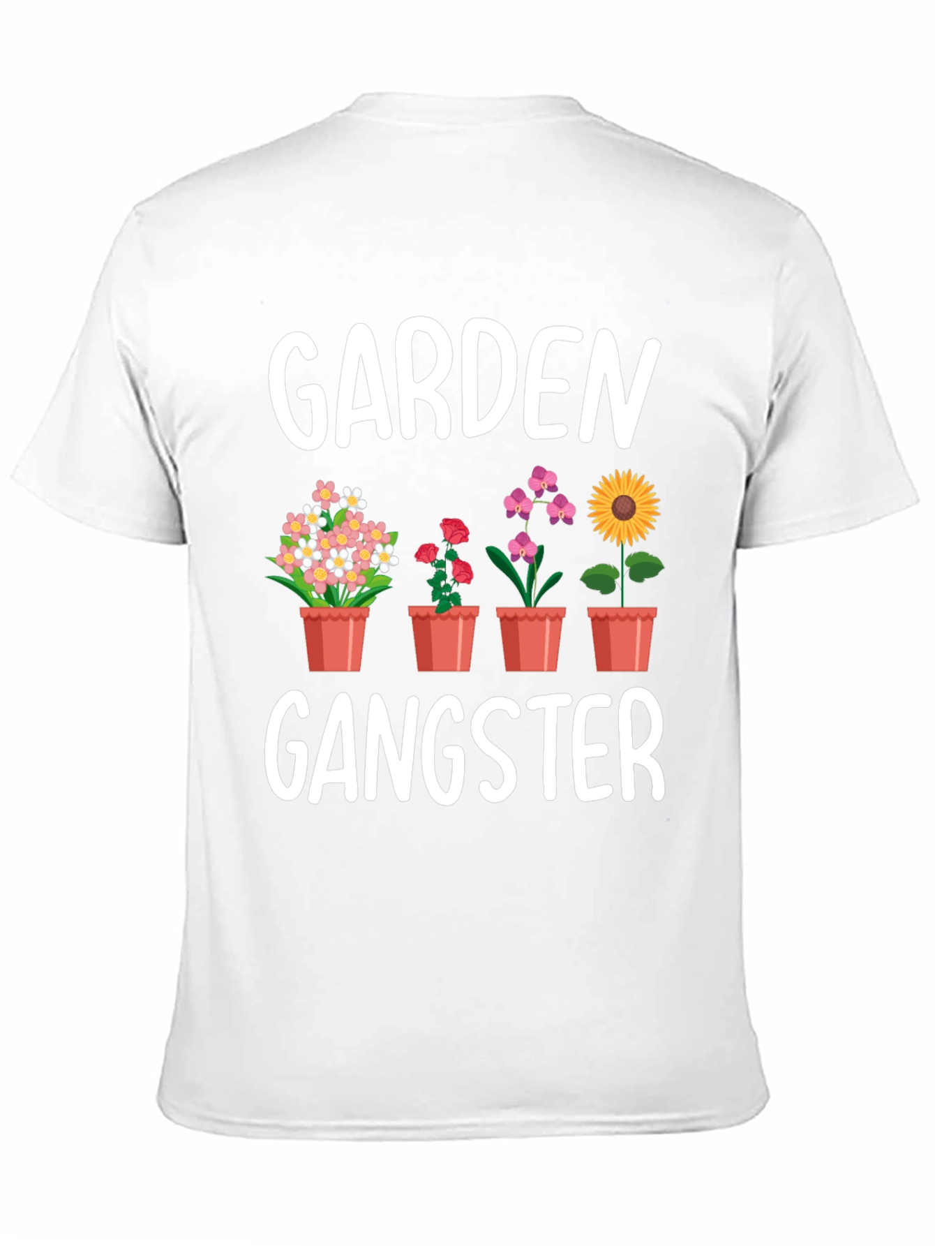 Garden Gangster Graphic Tee - Flower Lovers Shirt