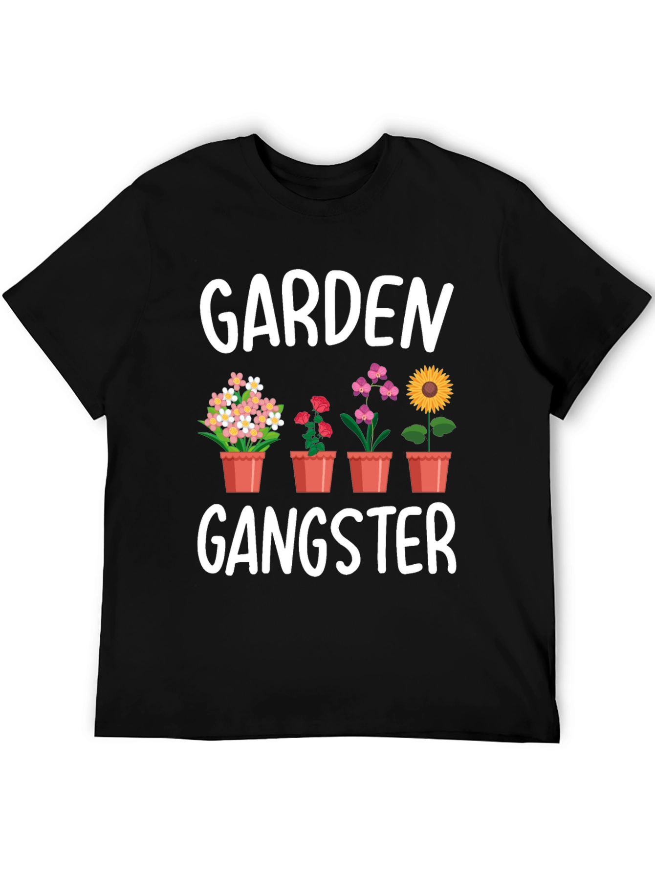 Garden Gangster Graphic Tee - Flower Lovers Shirt