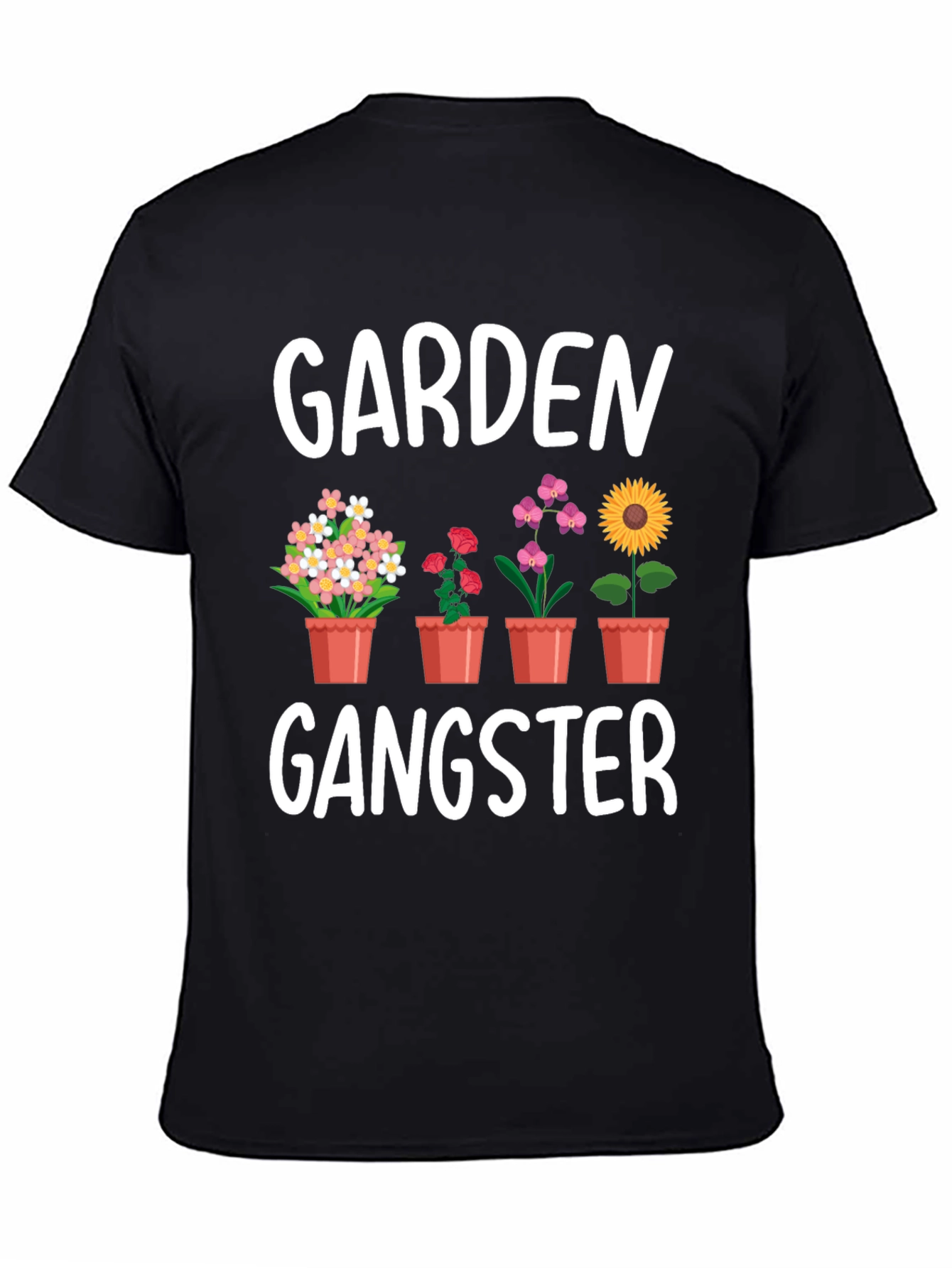 Garden Gangster Graphic Tee - Flower Lovers Shirt