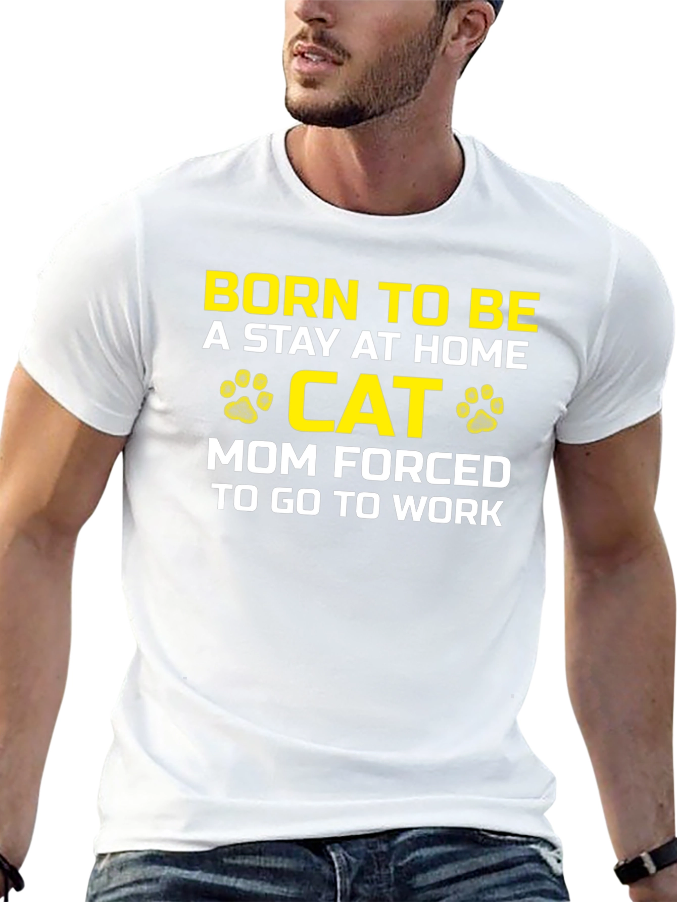 Stay At Home Cat Mom T-Shirt