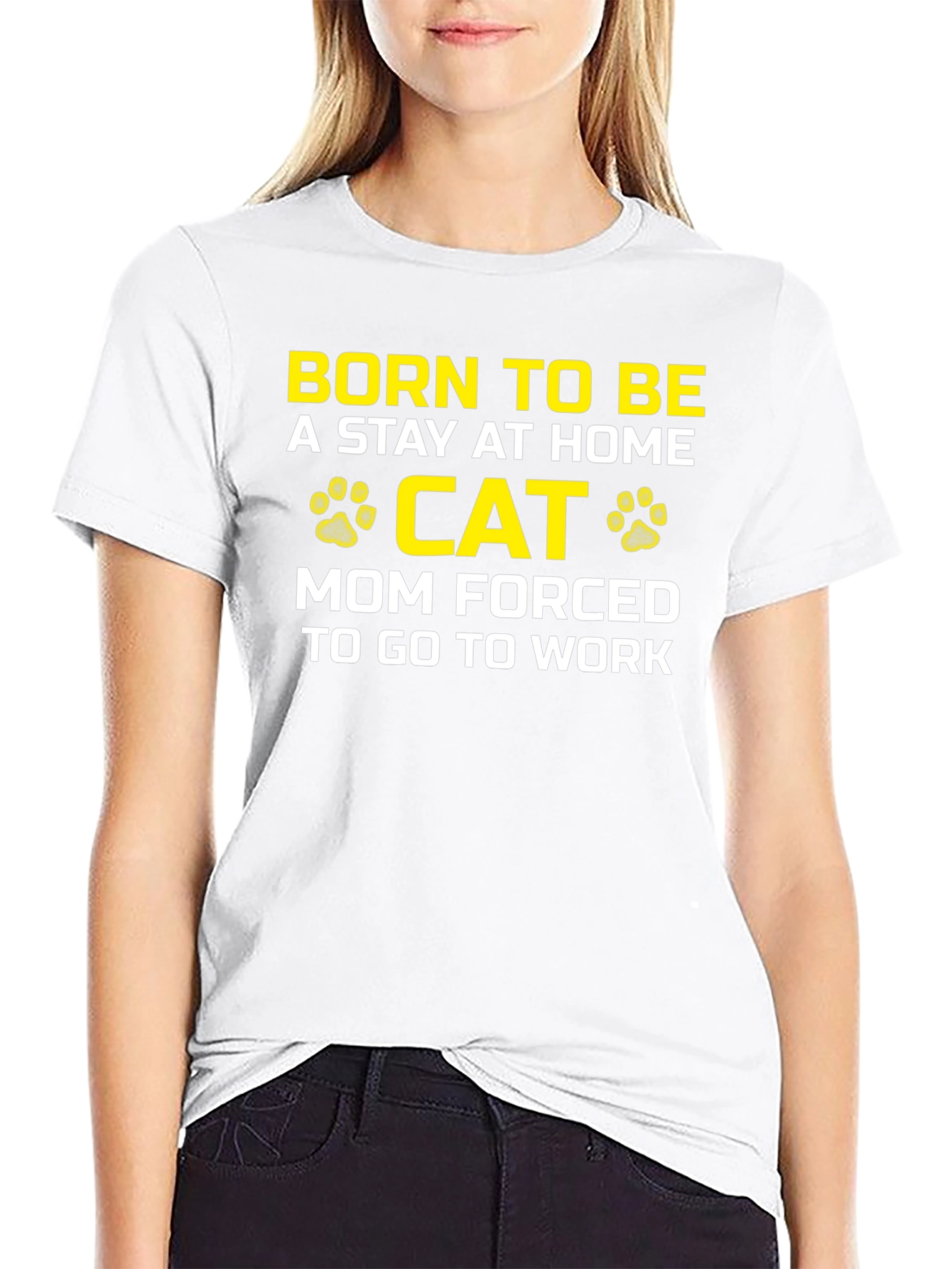 Stay At Home Cat Mom T-Shirt