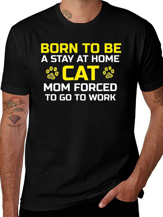 Stay At Home Cat Mom T-Shirt