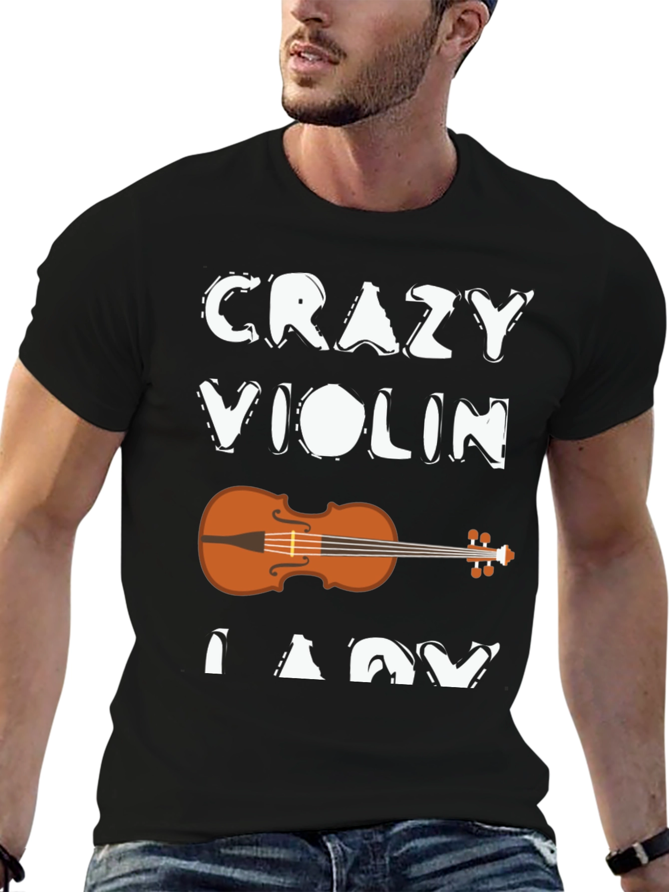 Crazy Violin Lady T-Shirt