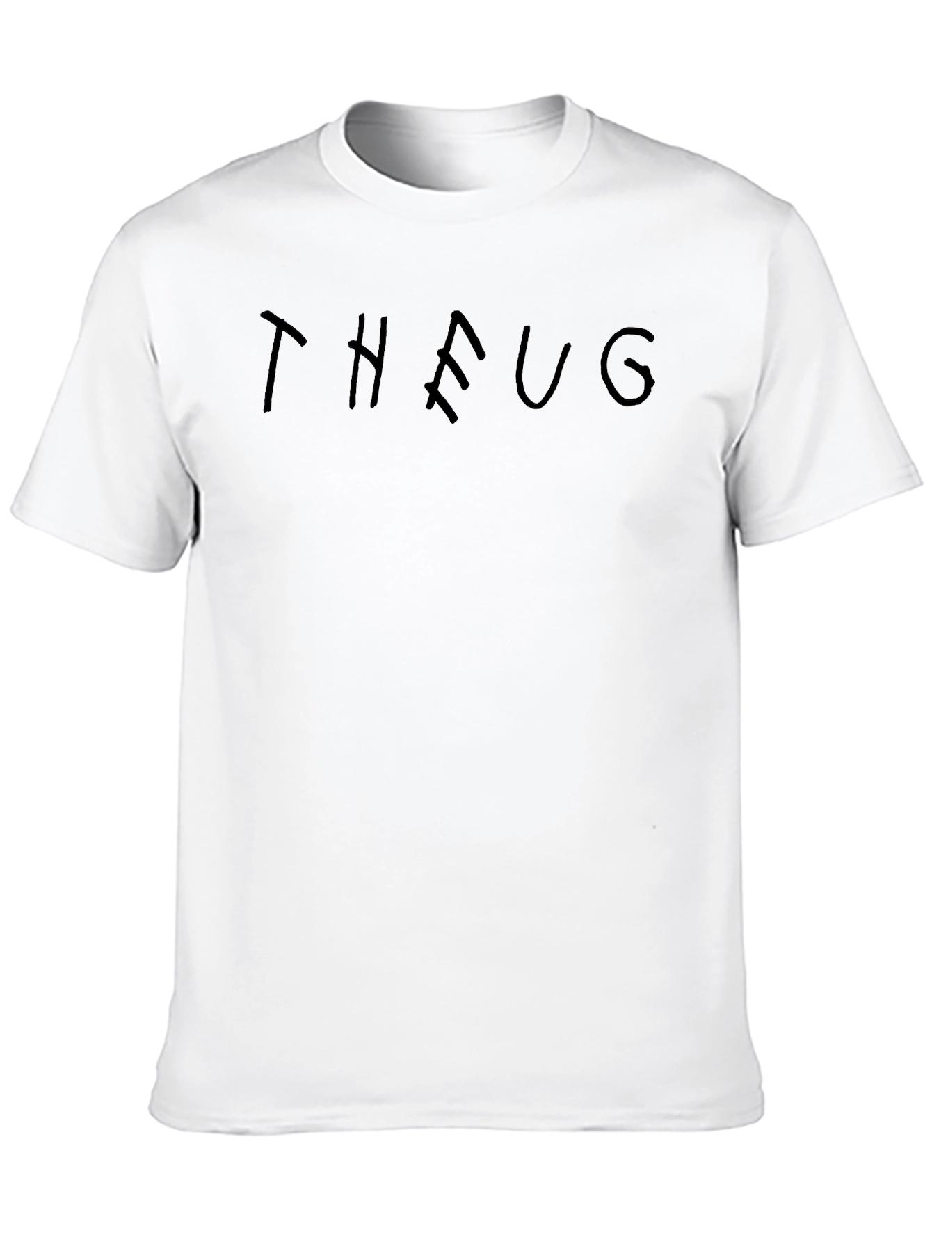 Black THEUG Graphic Tee - Casual Streetwear