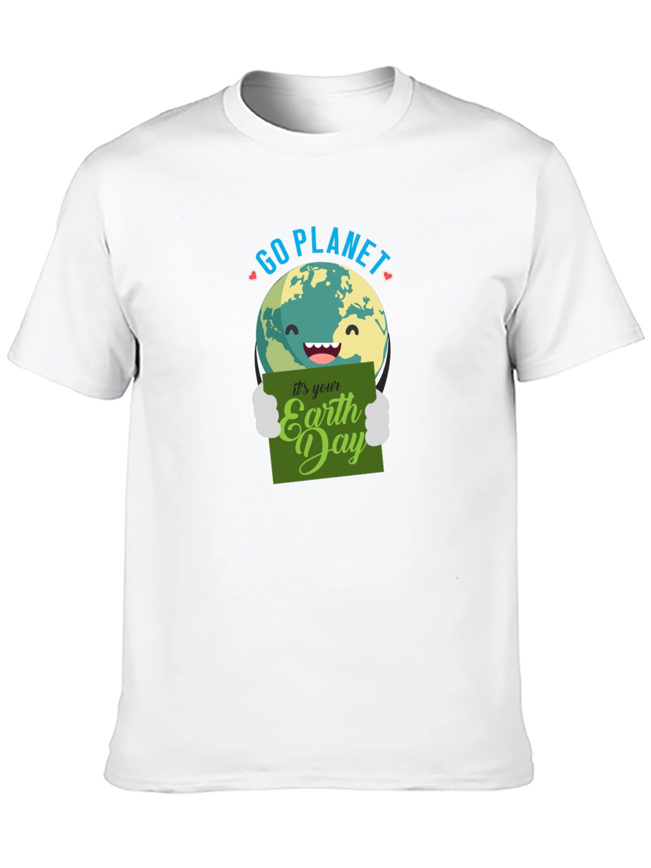 Go Planet Earth Day Graphic T-Shirt