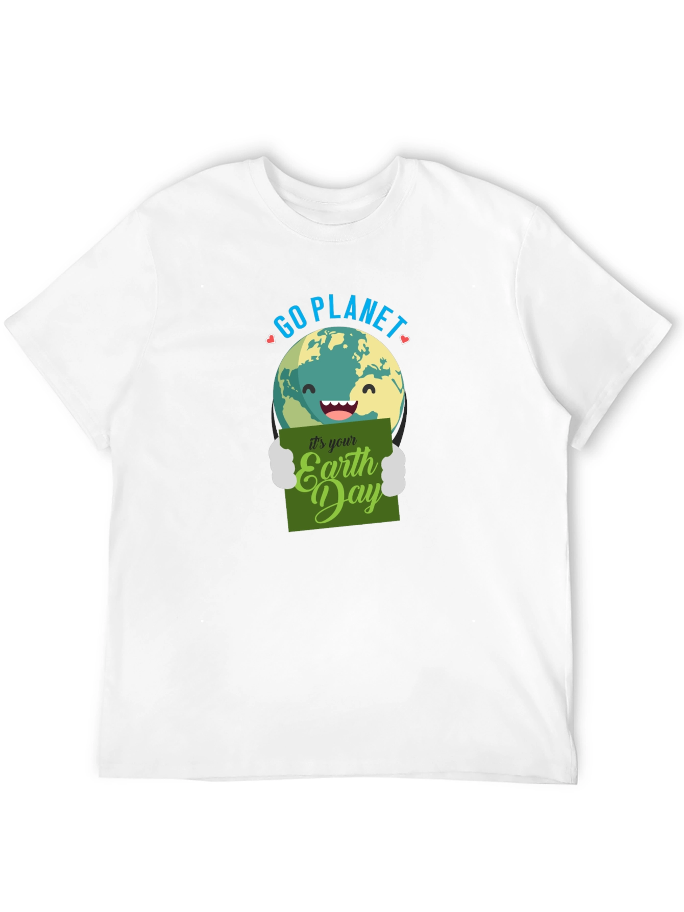 Go Planet Earth Day Graphic T-Shirt