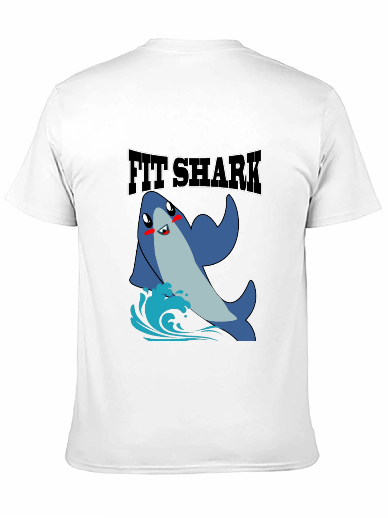 Fit Shark Graphic Tee - Mens Black T-Shirt