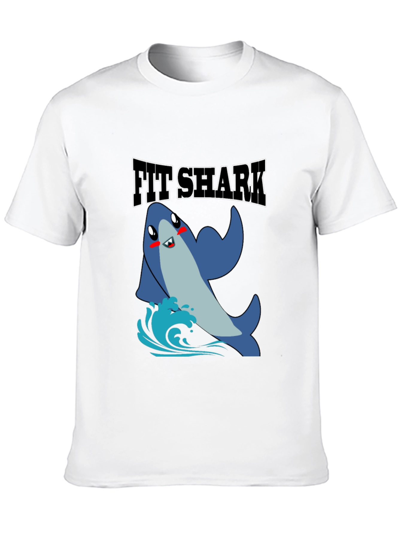 Fit Shark Graphic Tee - Mens Black T-Shirt