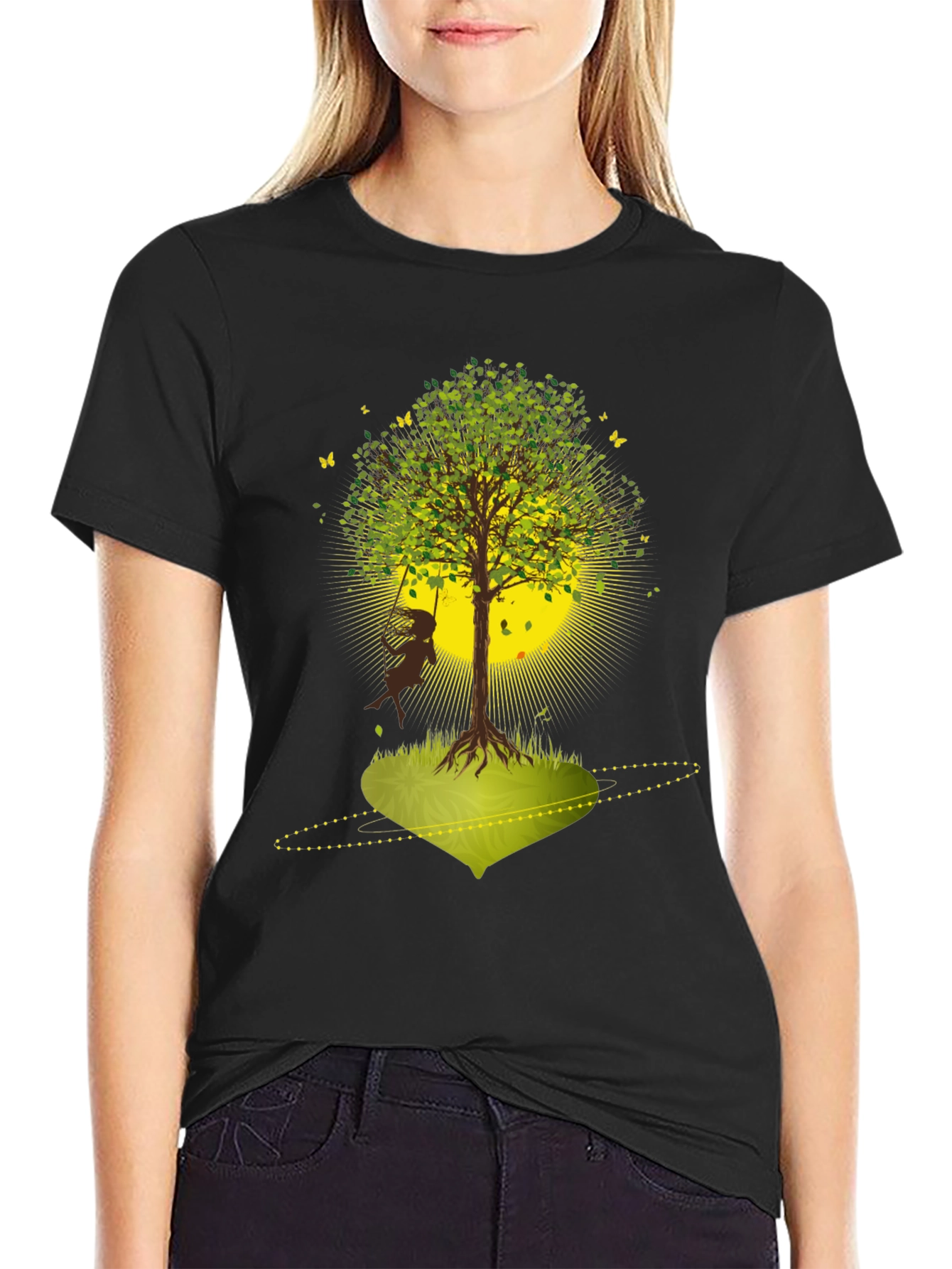 Natures Swing Tee: Tree of Life Graphic T-Shirt