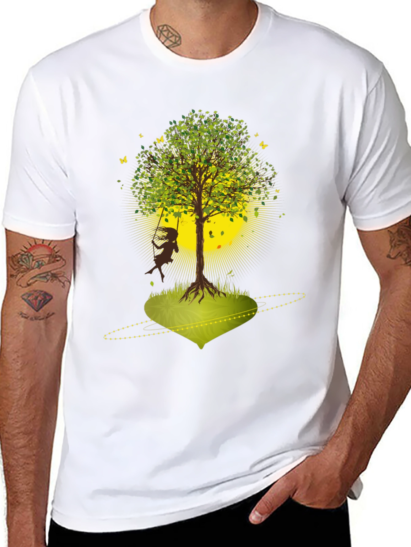 Natures Swing Tee: Tree of Life Graphic T-Shirt