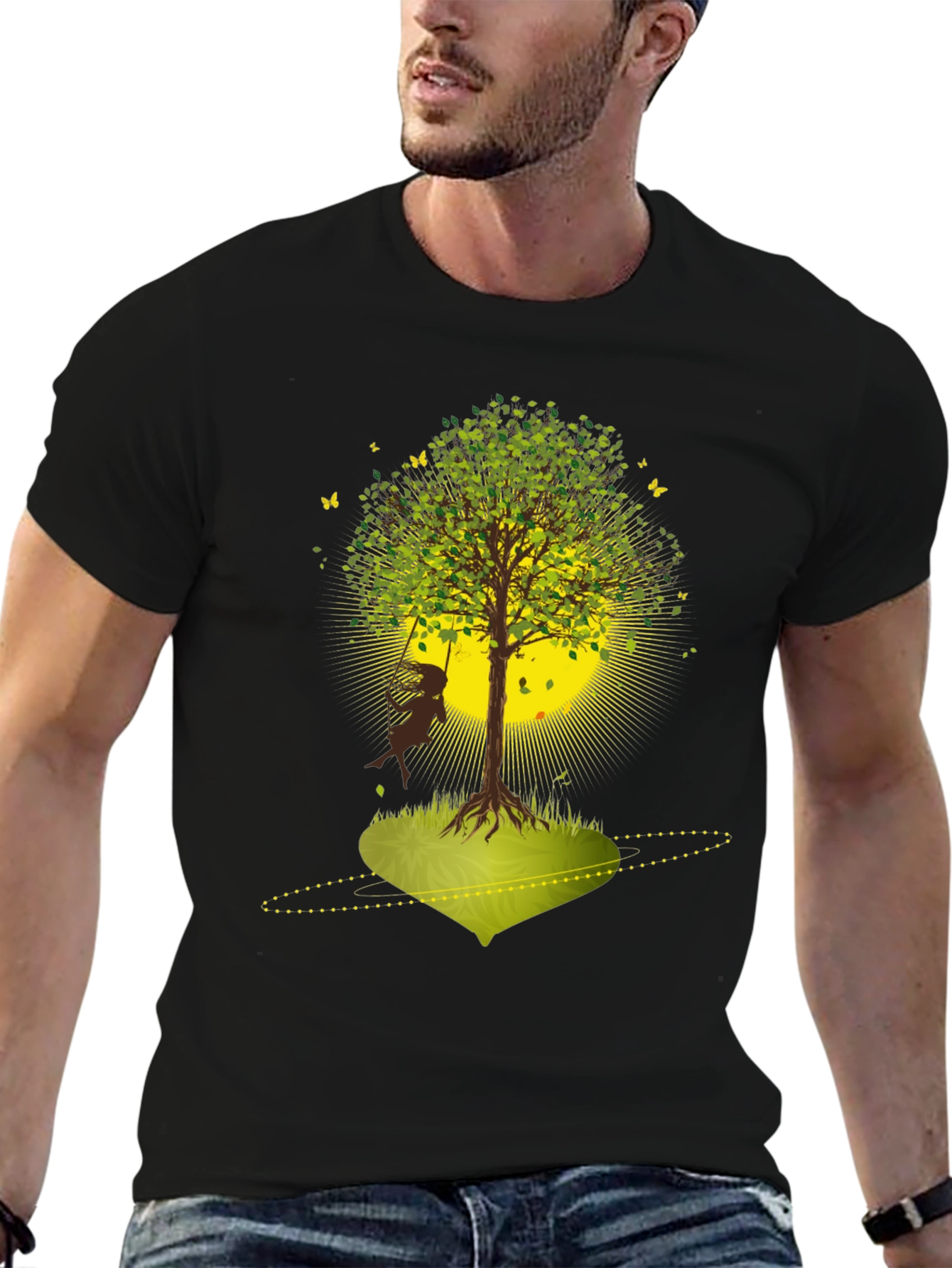 Natures Swing Tee: Tree of Life Graphic T-Shirt