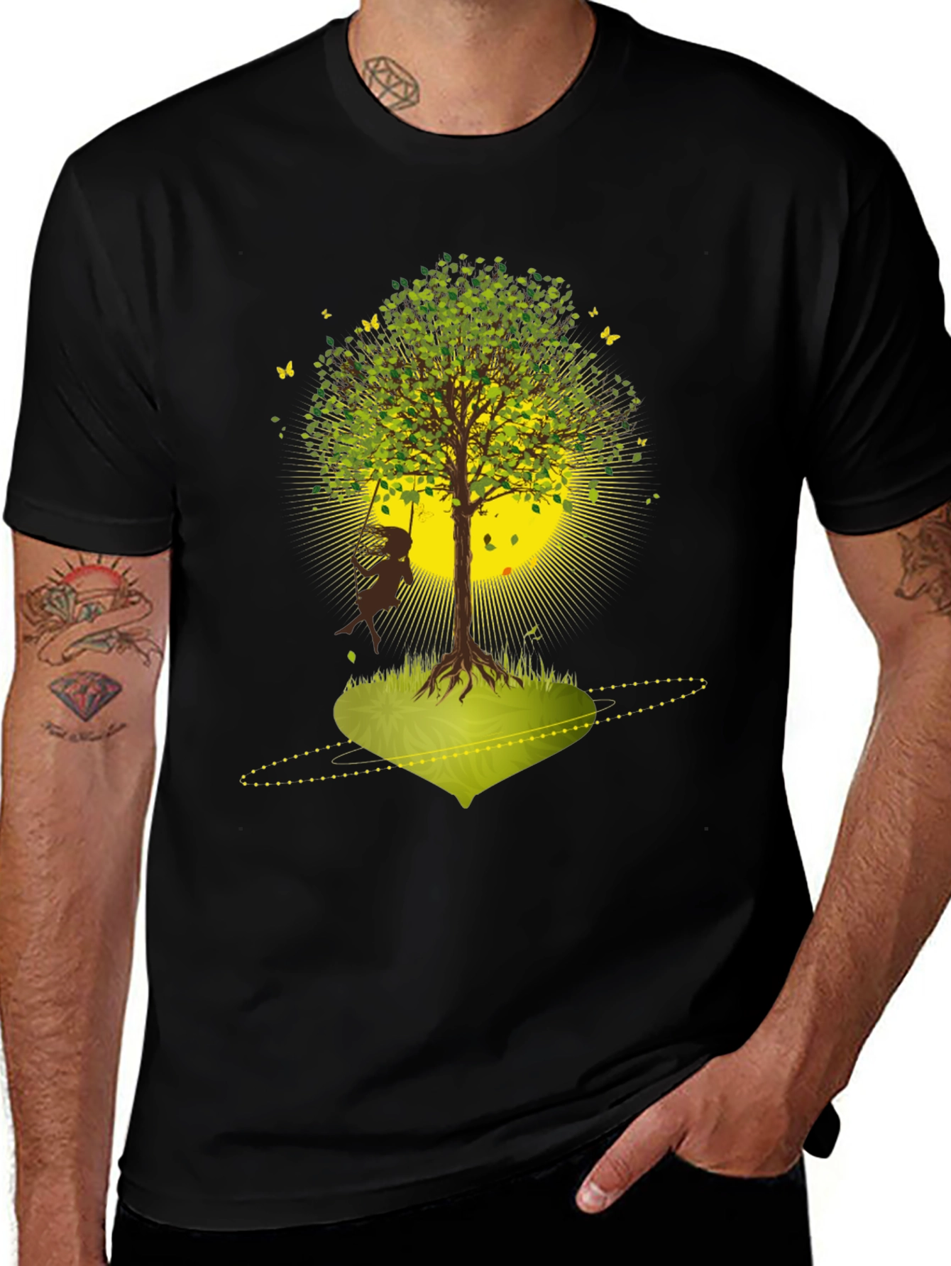 Natures Swing Tee: Tree of Life Graphic T-Shirt