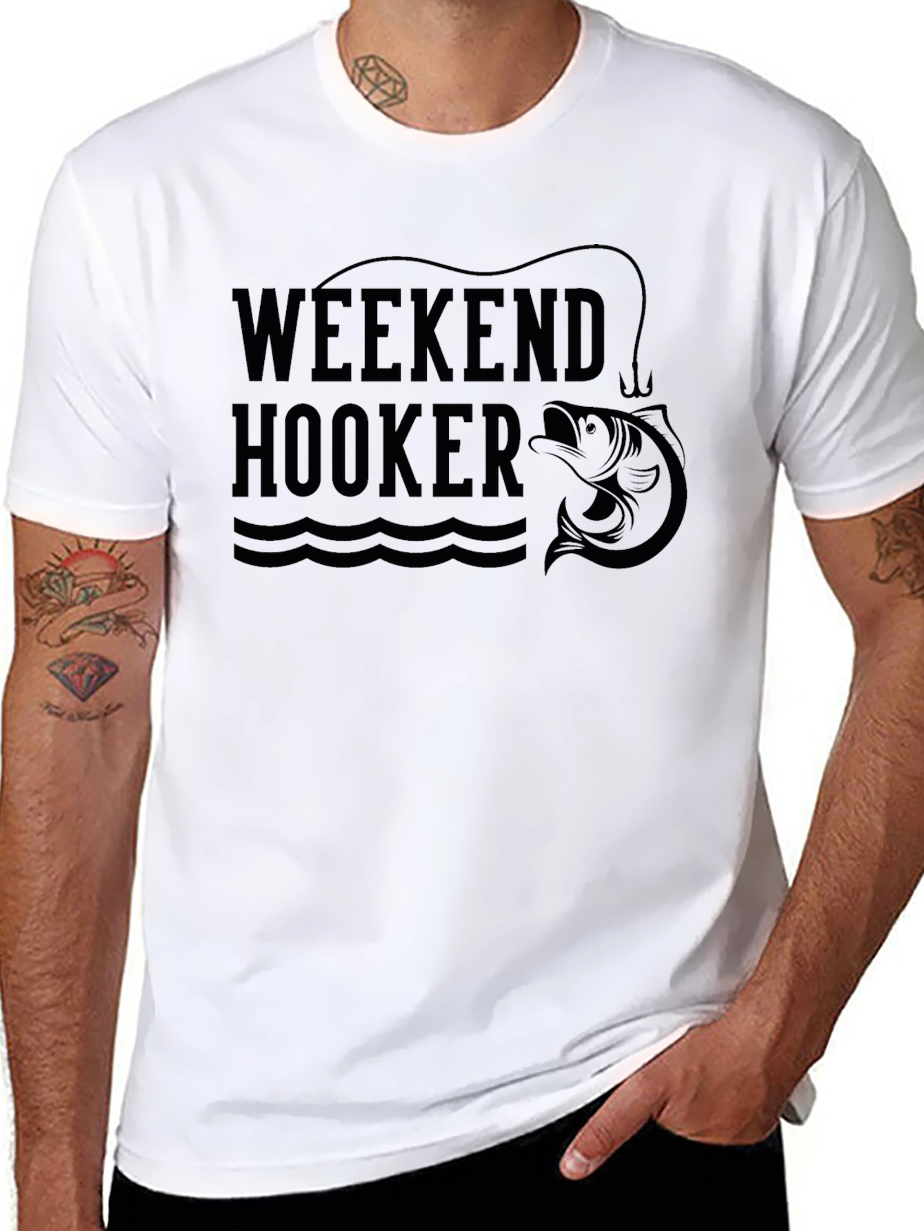 Weekend Hooker T-Shirt - Fishing Graphic Tee