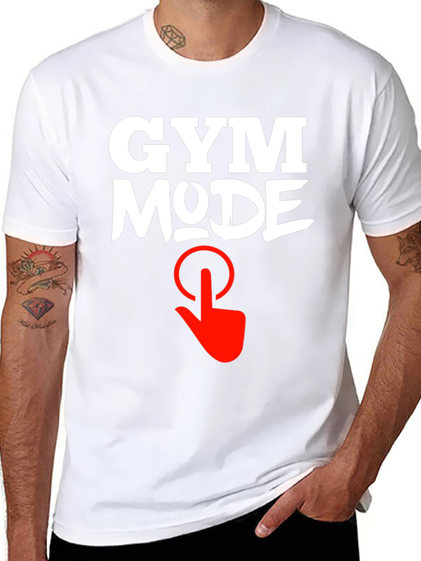 Gym Mode Activated Black T-Shirt
