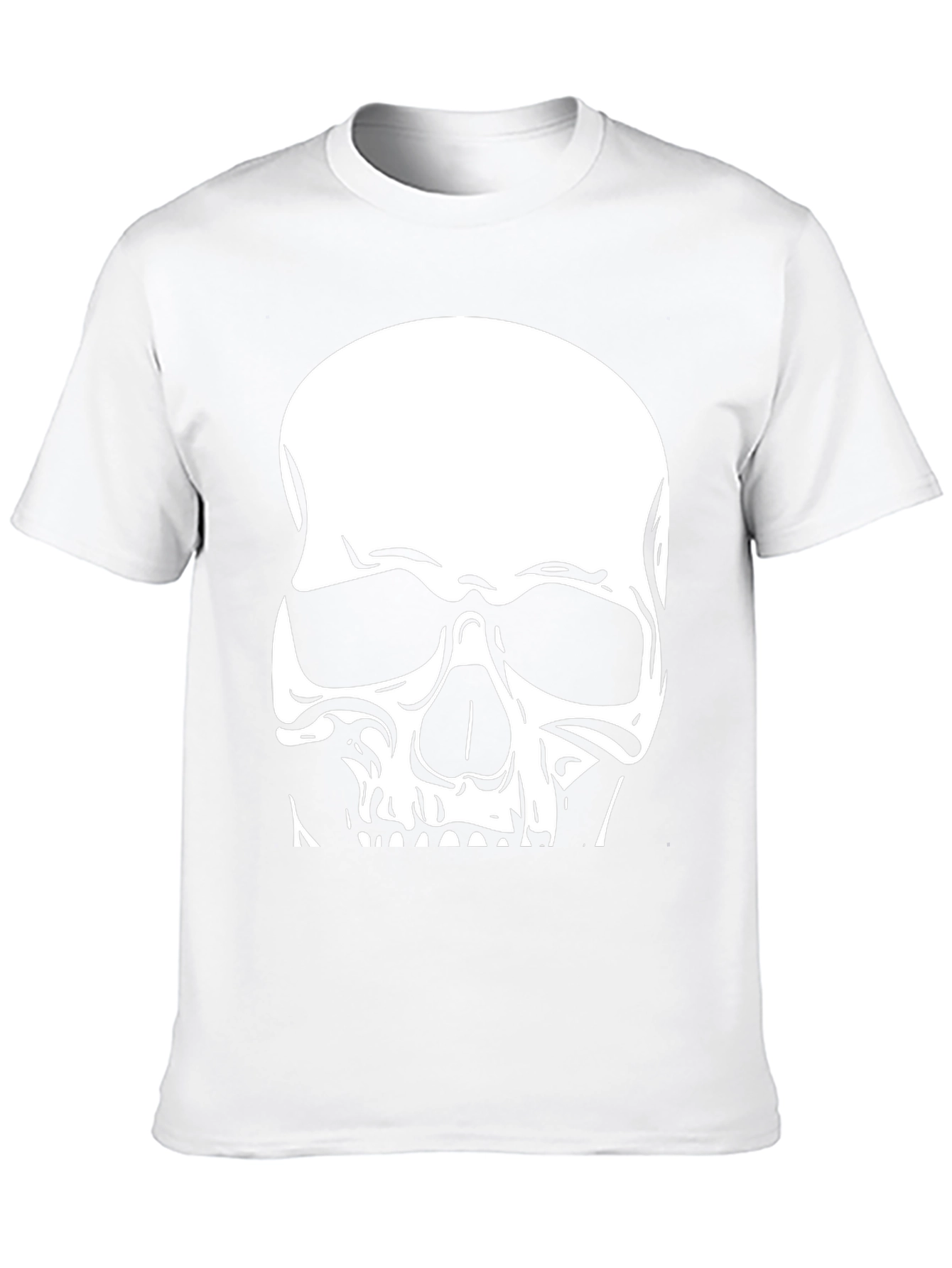 Skull Graphic Tee - Cool Black Cotton T-Shirt