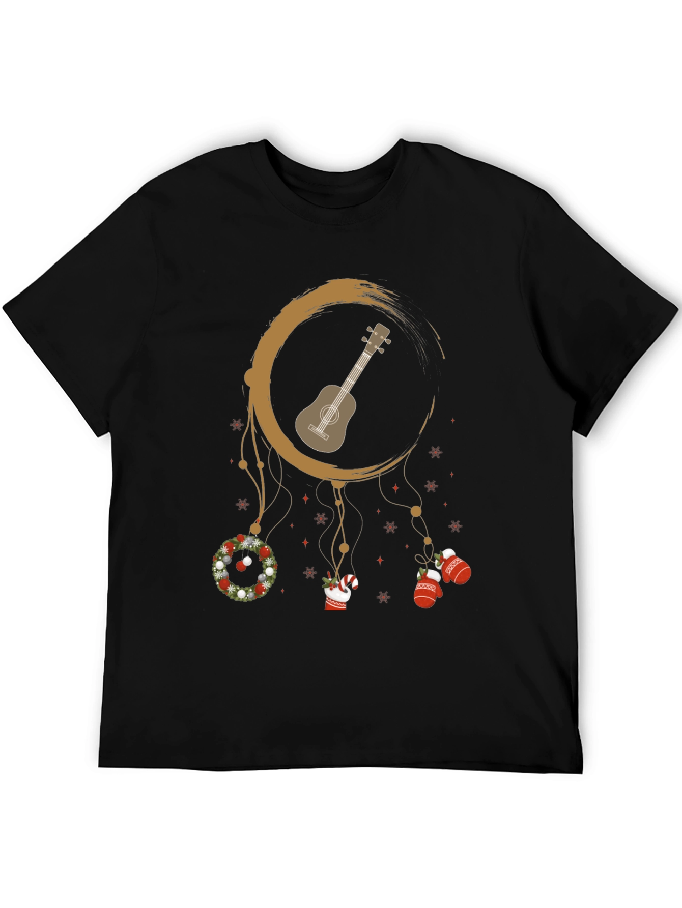 Christmas Ukulele Dreamcatcher T-Shirt