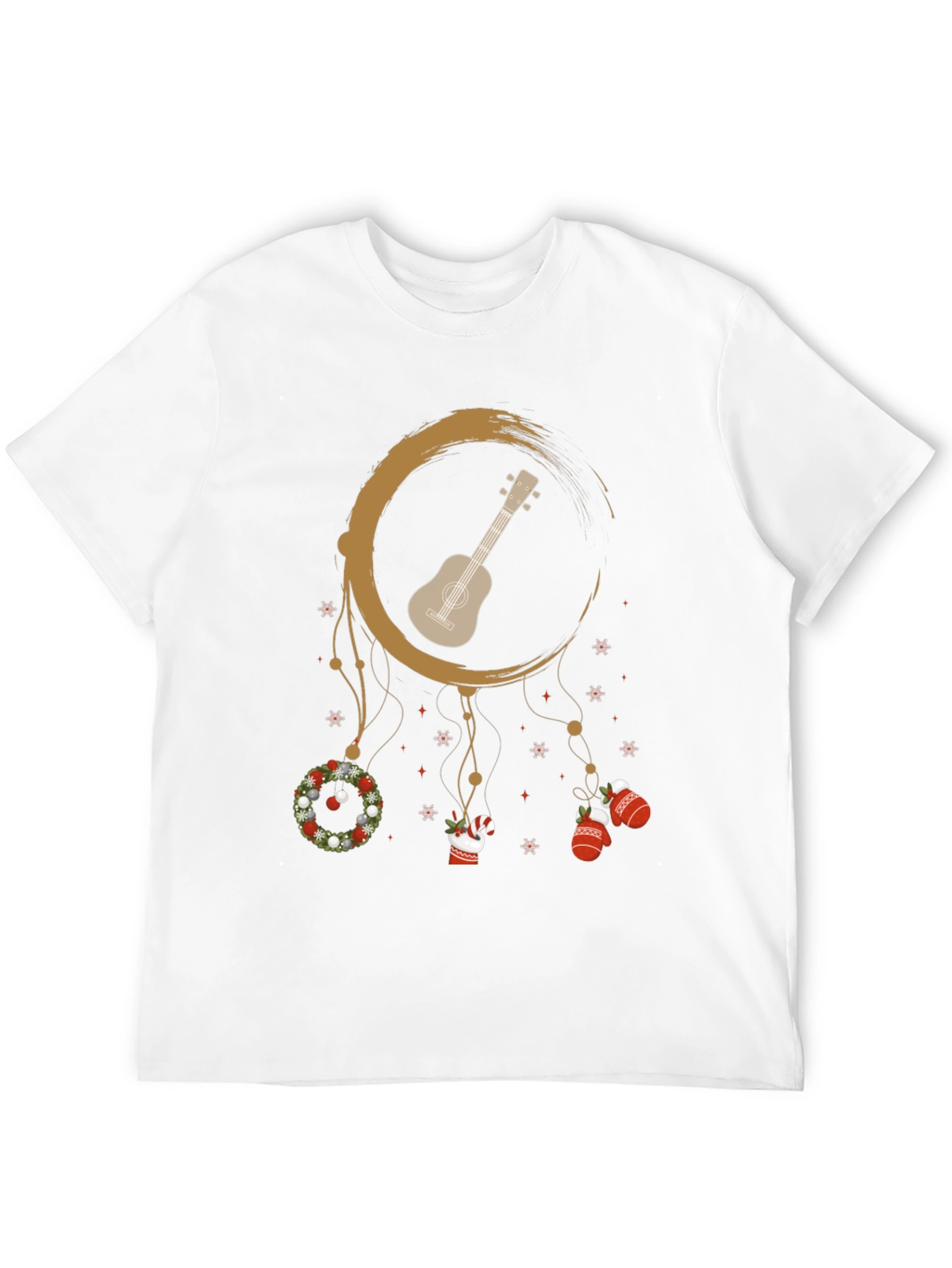 Christmas Ukulele Dreamcatcher T-Shirt