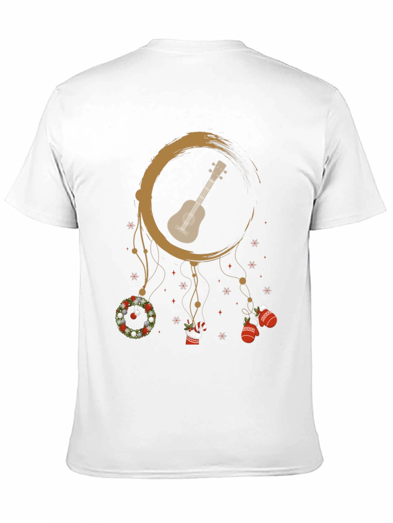 Christmas Ukulele Dreamcatcher T-Shirt